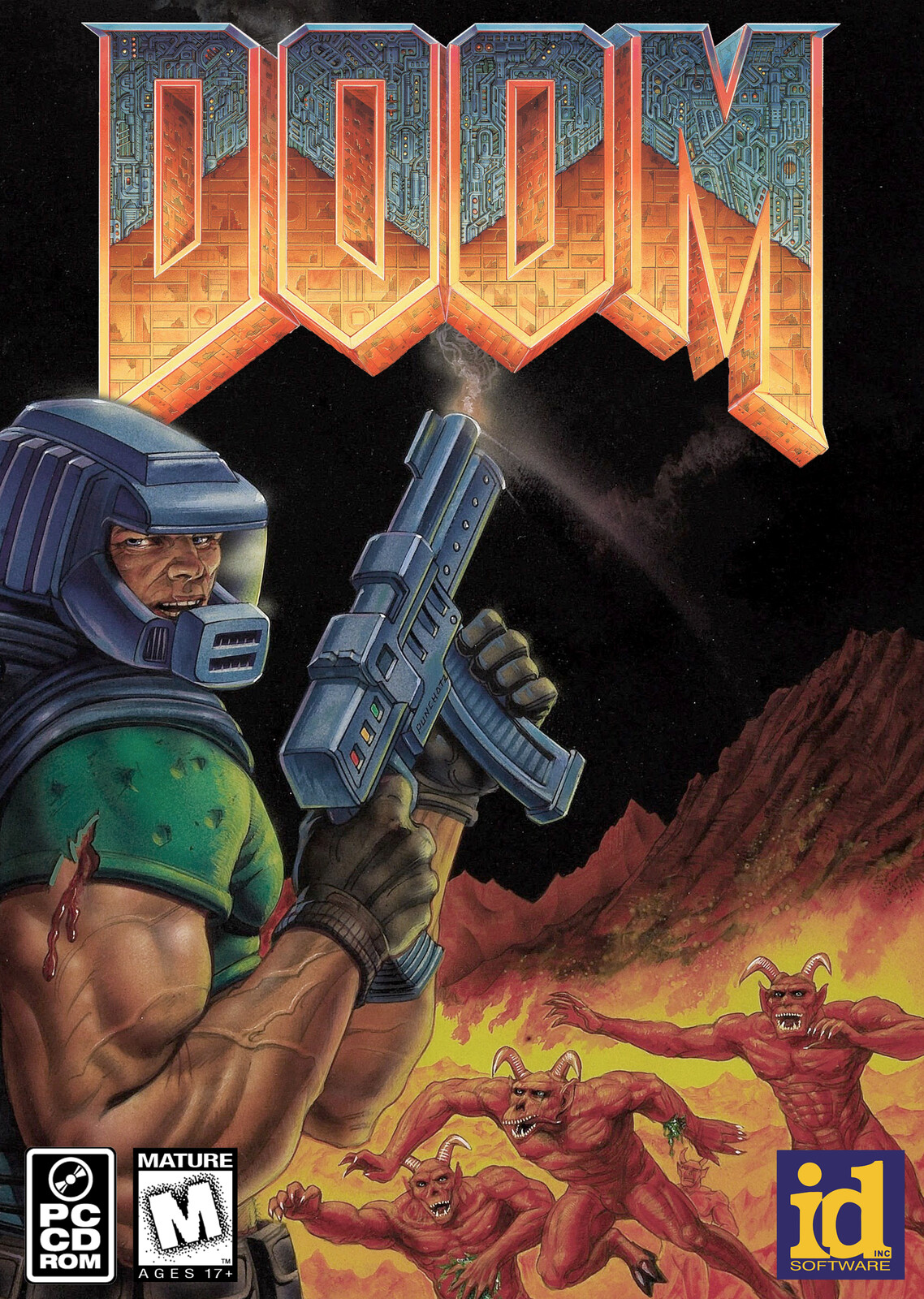 Doom (alternative cover based on the EGS cover, art by Don Ivan Punchatz)