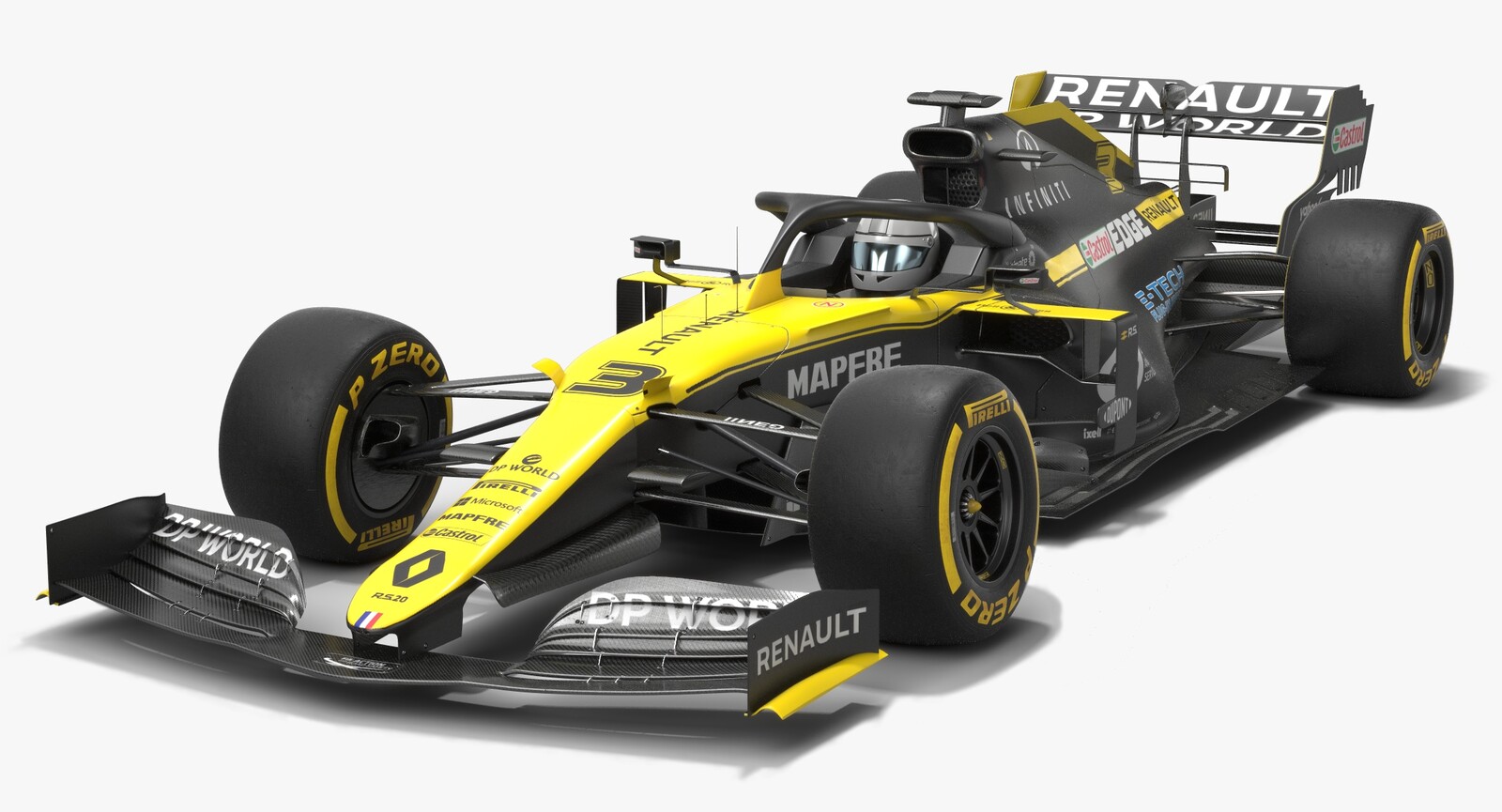 Oleksii Sergiyovych - Renault F1 R.S.20 Formula 1 Season 2020 3D model