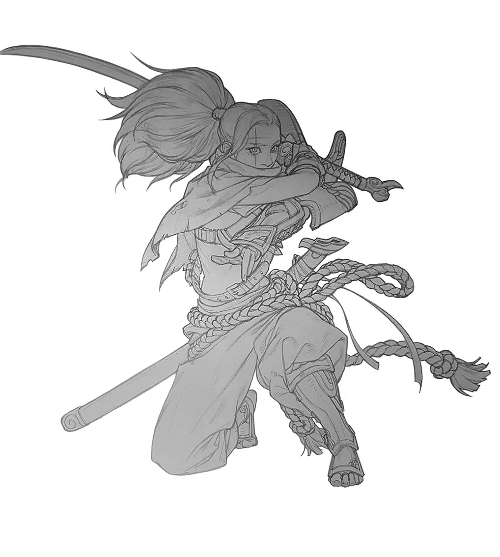 【morumoru】UN3D. LINE ART ONE SHOULDER Cyanure by Rssam000 -- Fur Affinity [dot] net