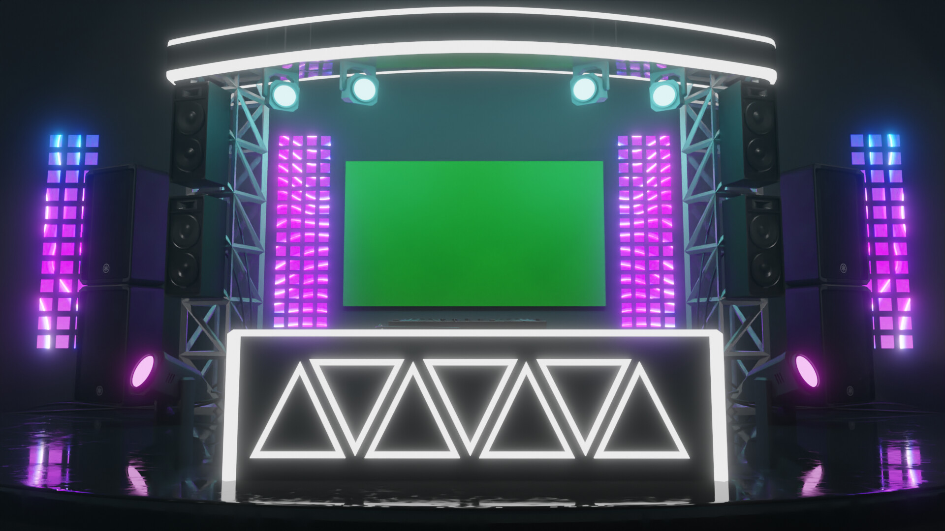 dj on the stage