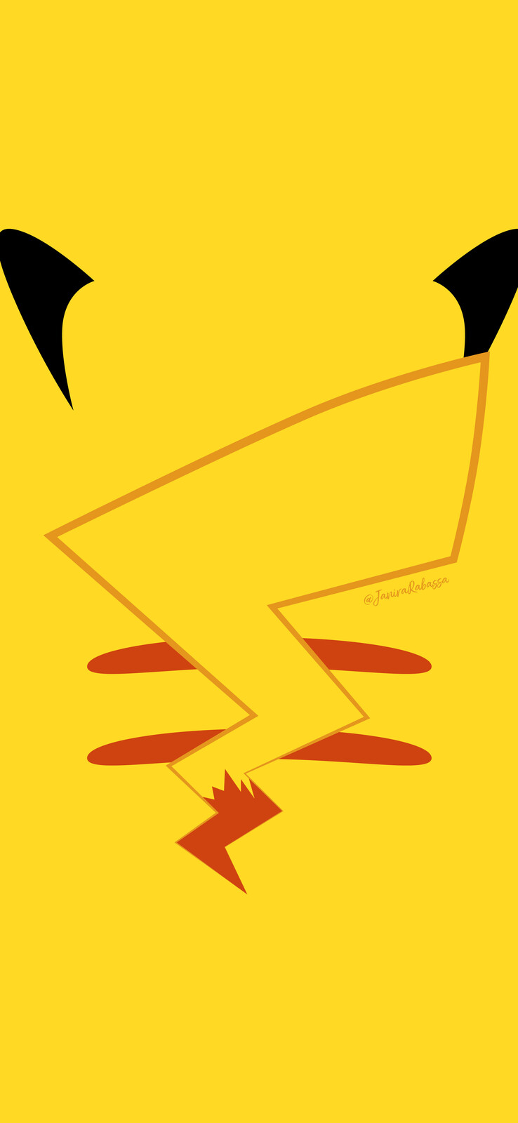 025 Pikachu Minimal Wallpaper Janira Rabassa Artstation