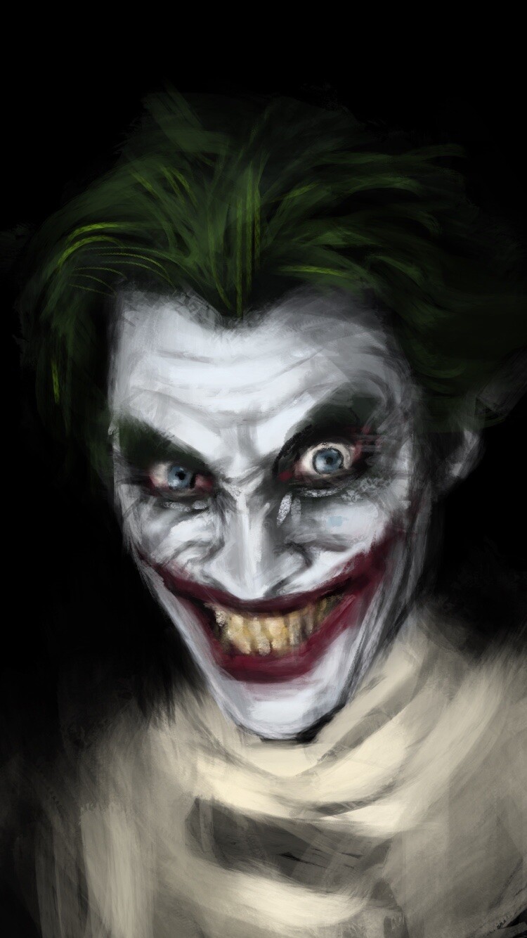 ArtStation - Quick procreate Joker phone sketch!
