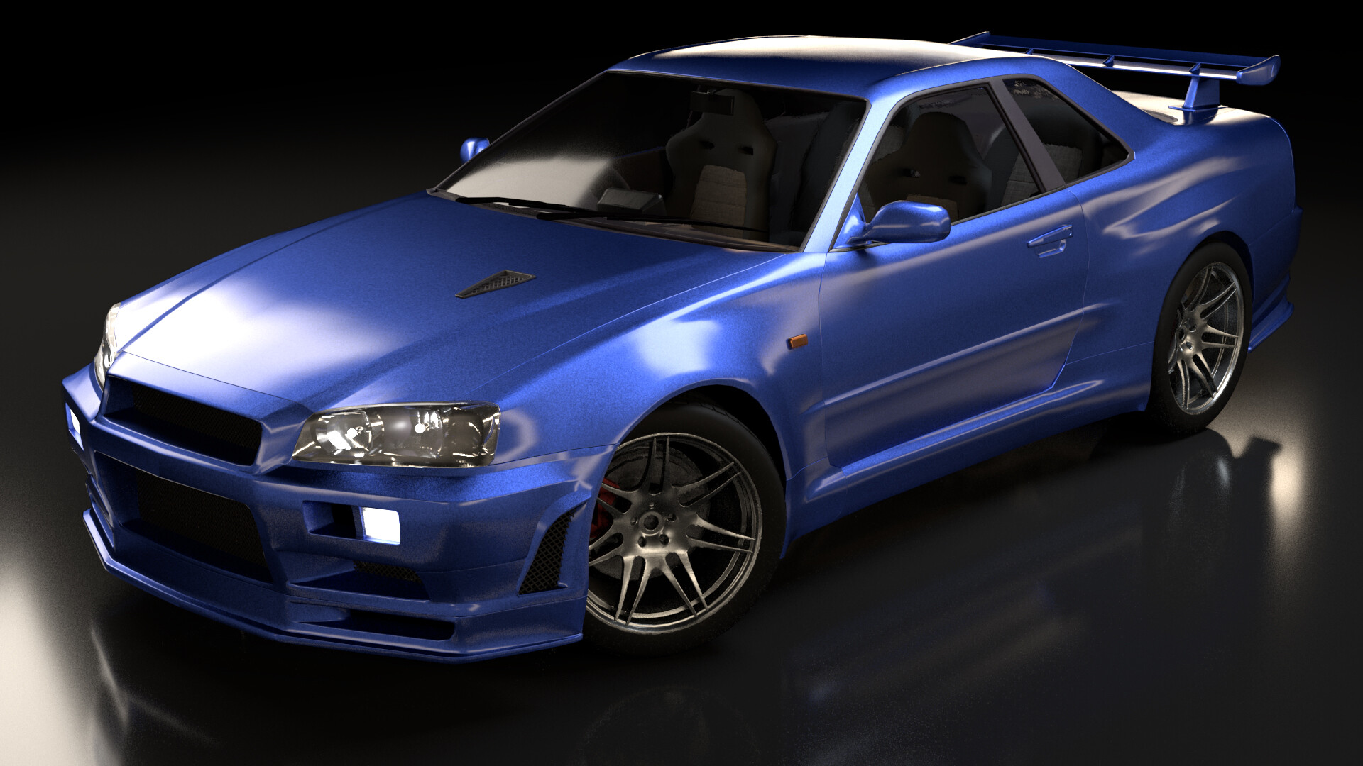 Модель Nissan Skyline GTR r34