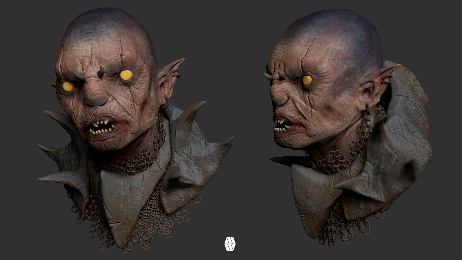 SkinShader with Polypaint ZBrush 