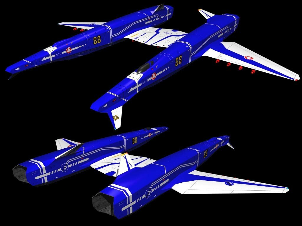 Stratofighter: the most standard low-orbit fighter during the First Colony War.