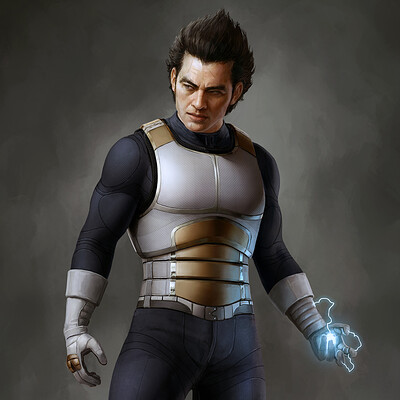 Vegeta Concept Art