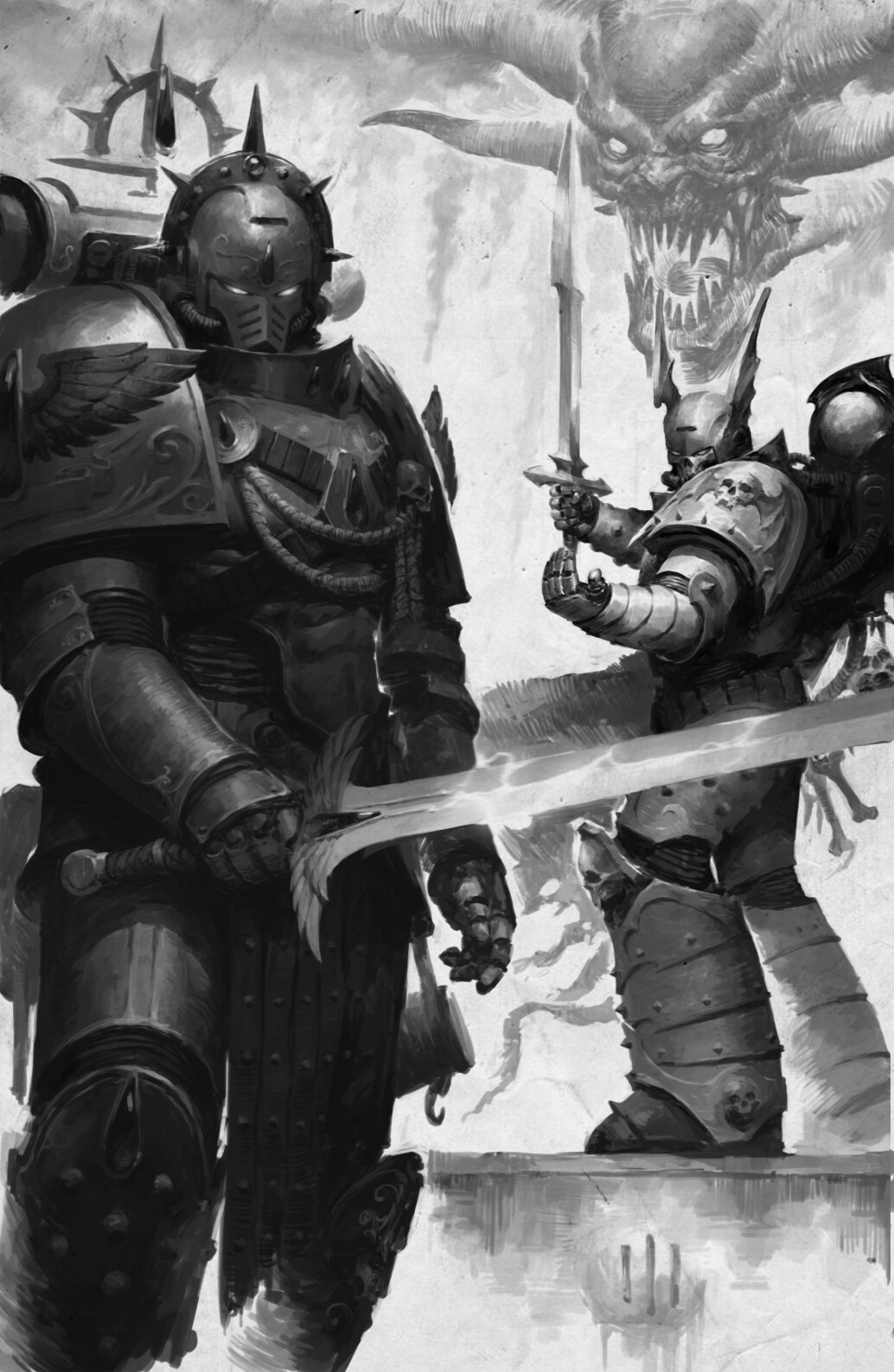 Siege of Terra Illustration By Misha Savier r/ImaginaryWarhammer