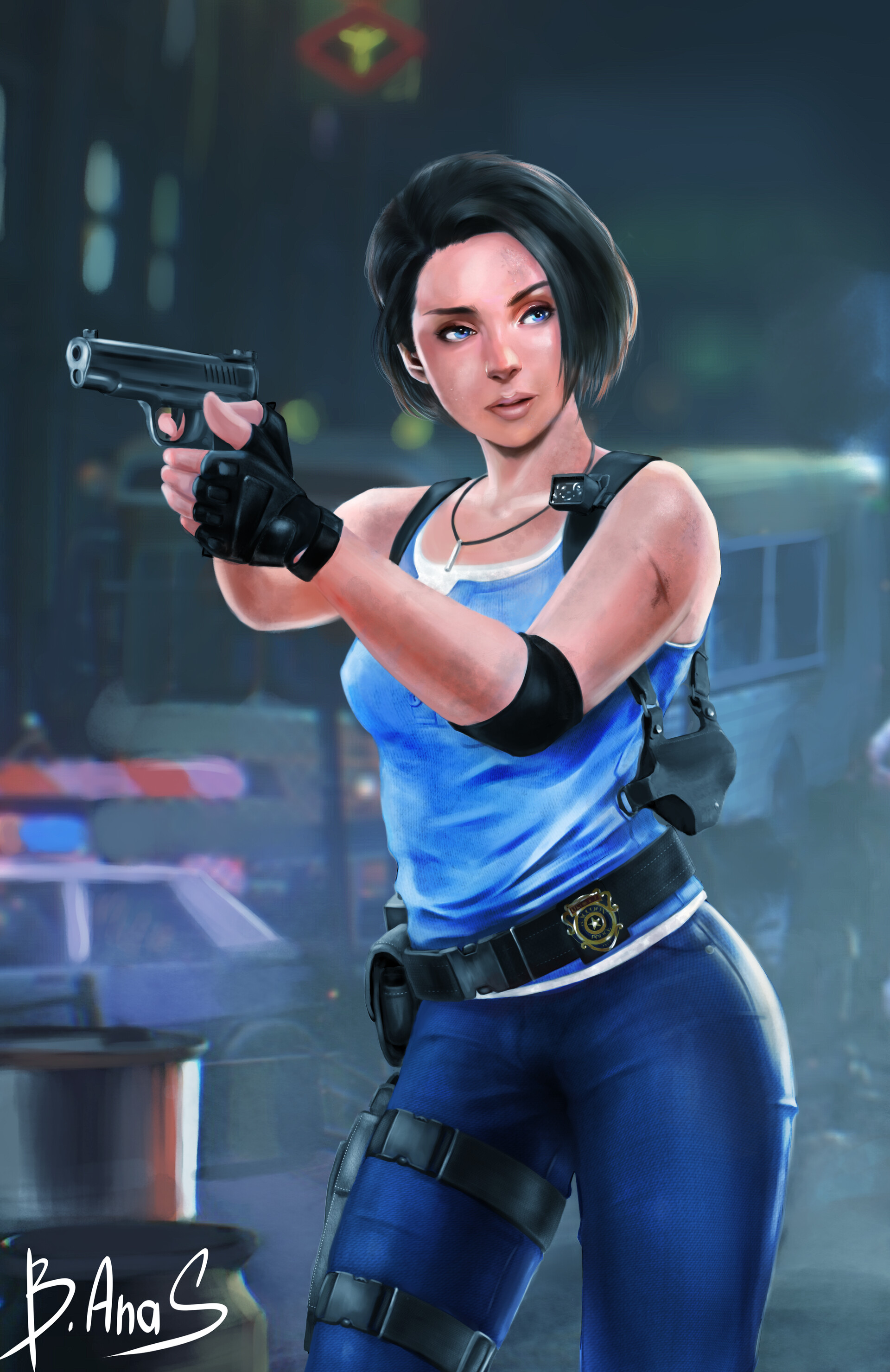 Jill Valentine fanart.