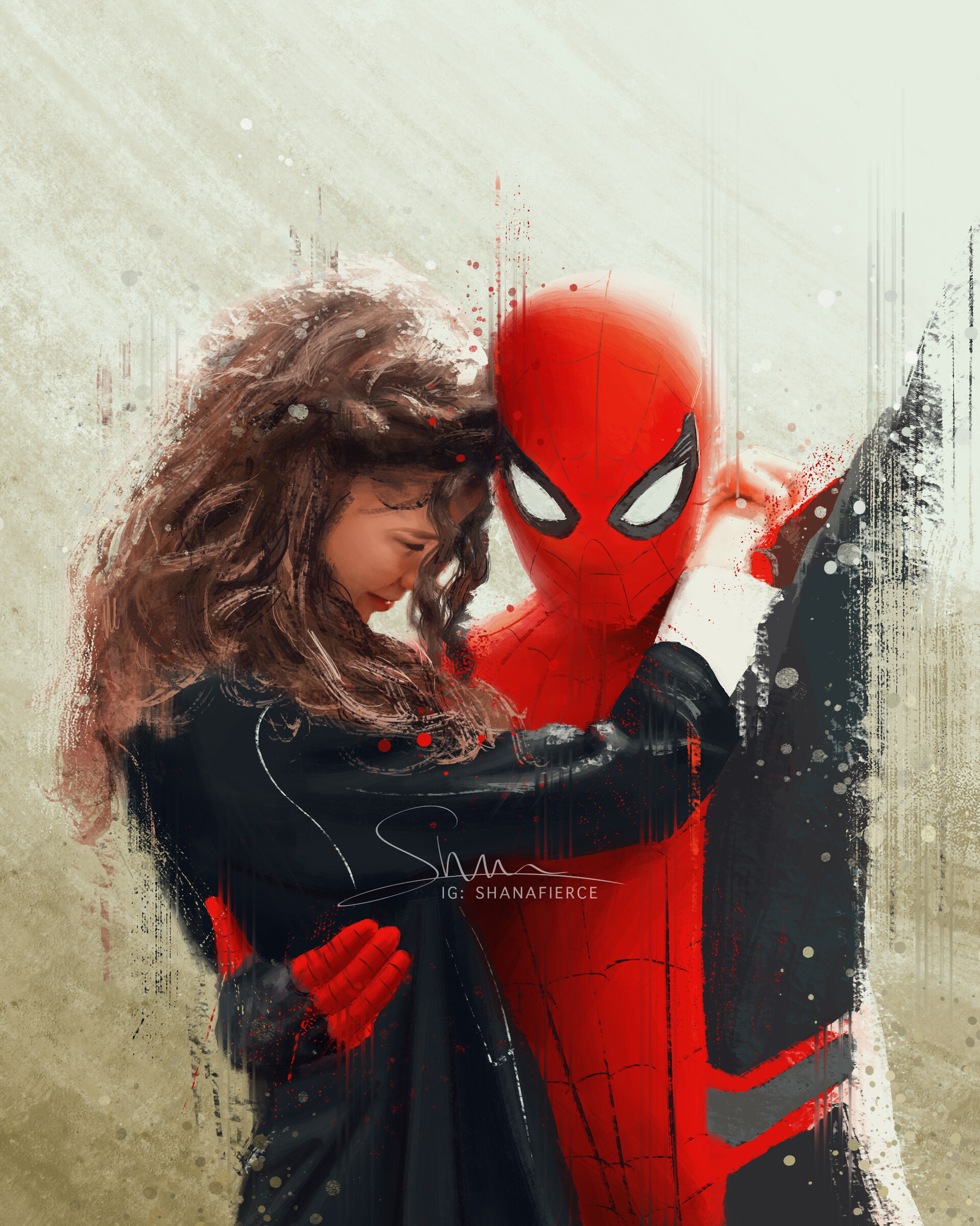 Парные авы пауки. Зендая человек паук. Питер Паркер и зендая. Питер Паркер и Эмджей