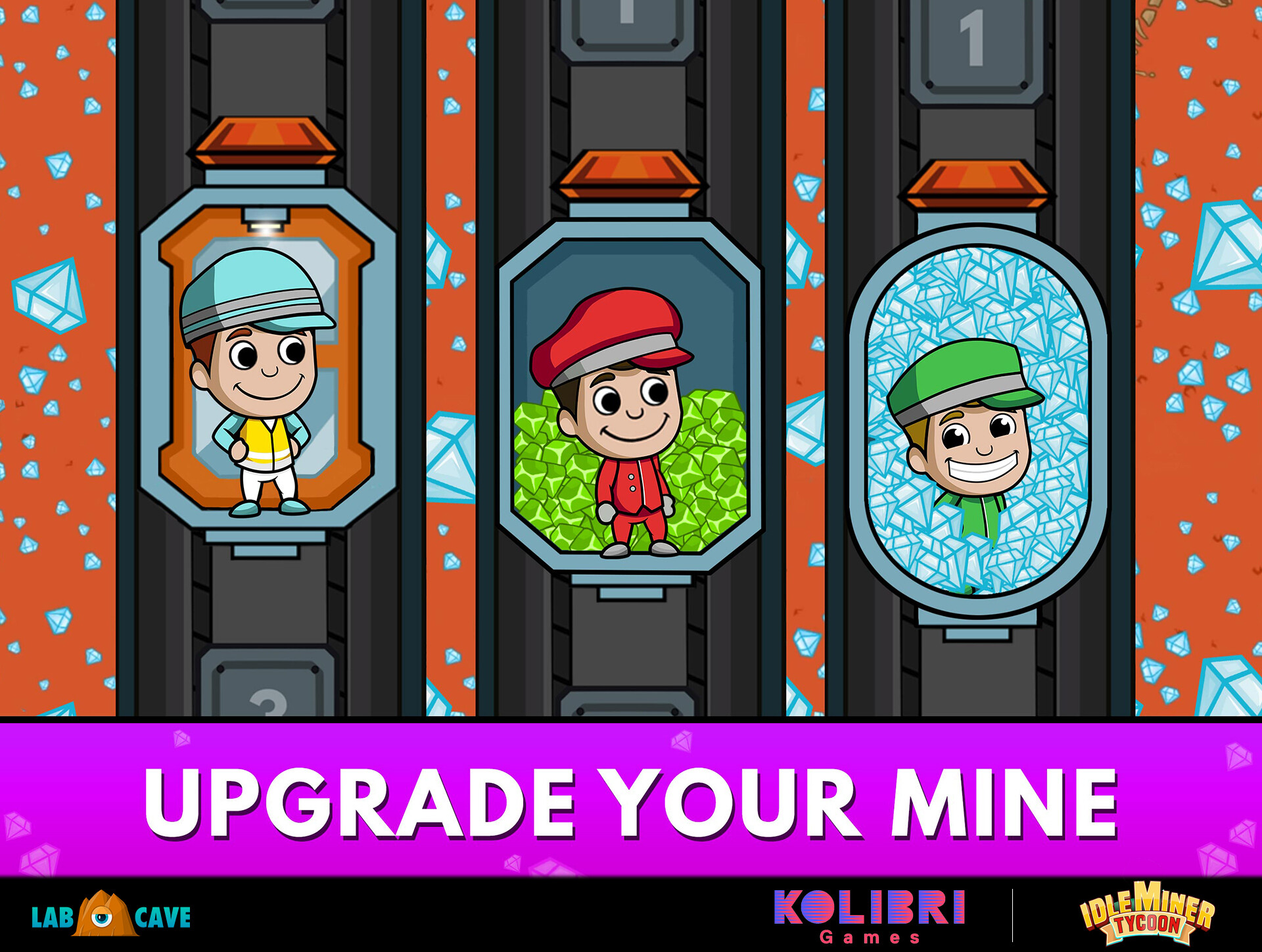 ArtStation - Idle Miner Tycoon- CRO assets for Google Play and
