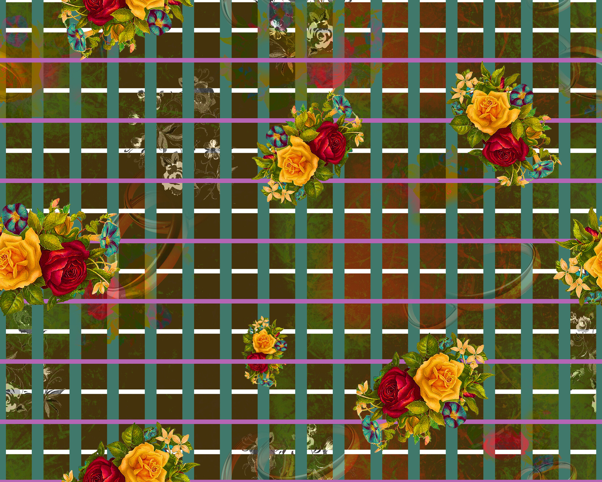 Artstation Cute Floral Pattern Background With Leaf And Floral Unique Drawing Eon The Art Studio Eon The Art Studio
