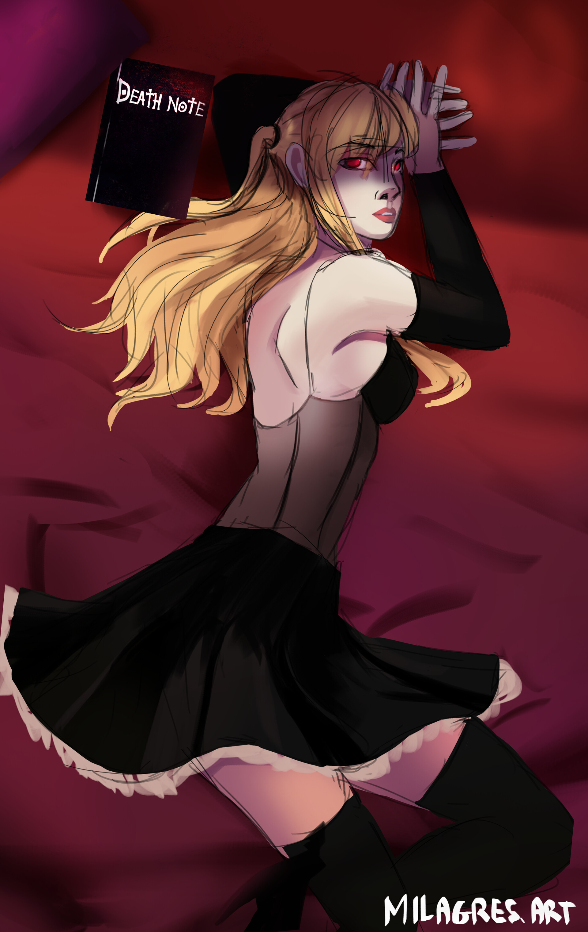 Artstation Misa Amane Victor Pugliesi Fan art of misa amane for fans of misa amane 31003853. artstation misa amane victor pugliesi