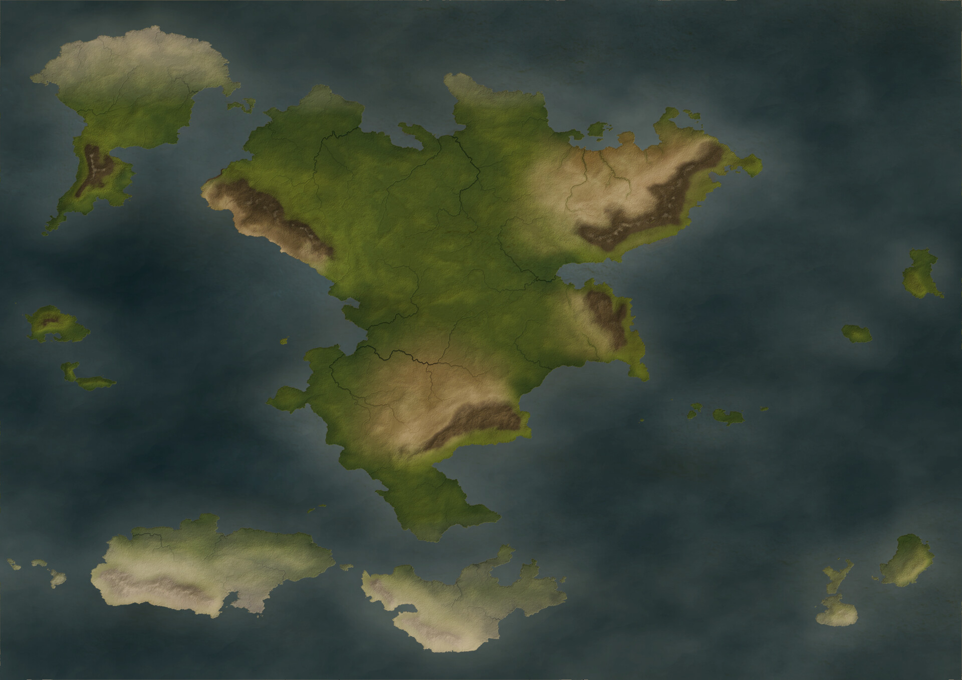 ArtStation - Untitled World Map