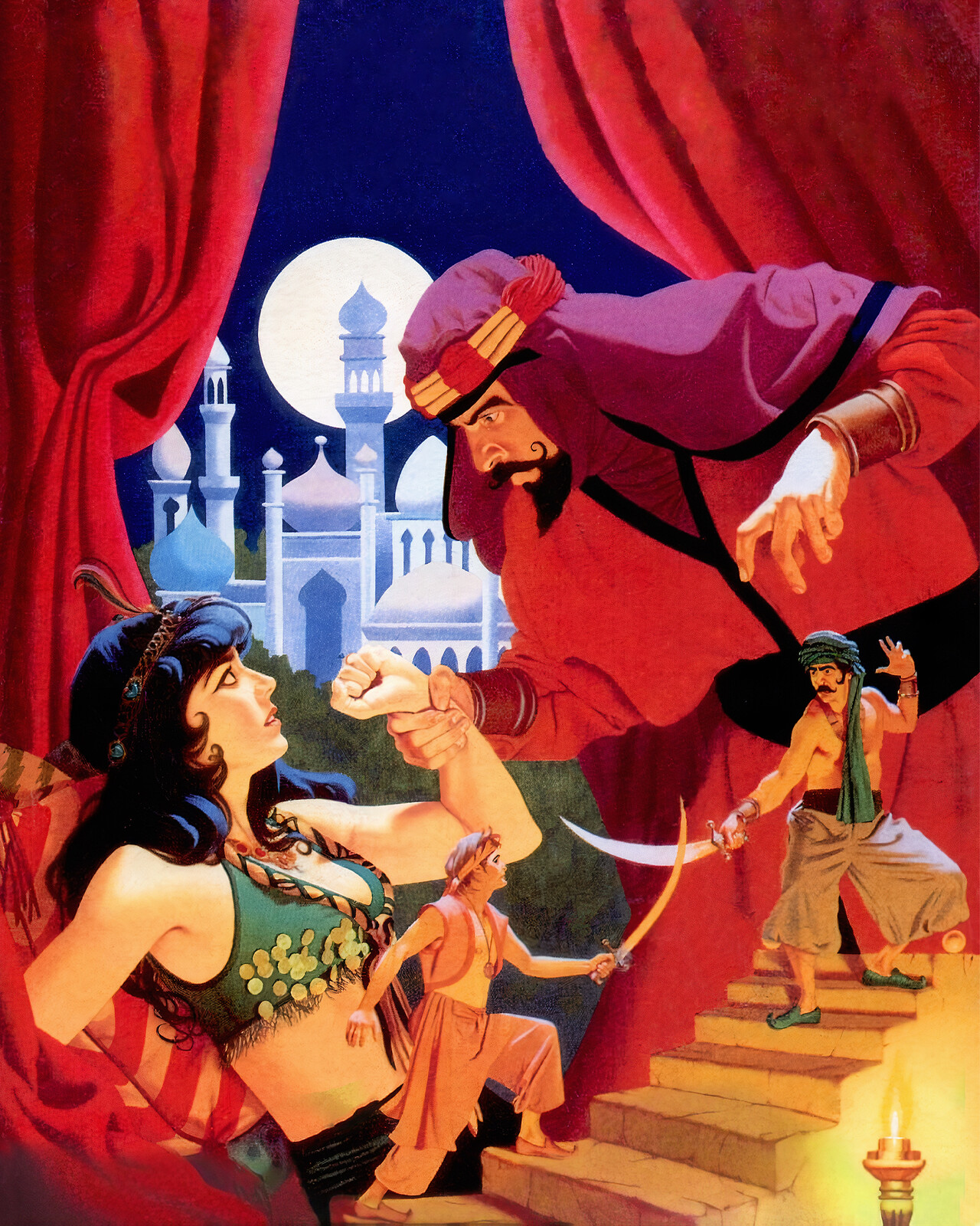 Prince of Persia (1989 Original Art by Robert Florczak) (Upscaled and Retouched - No logos)