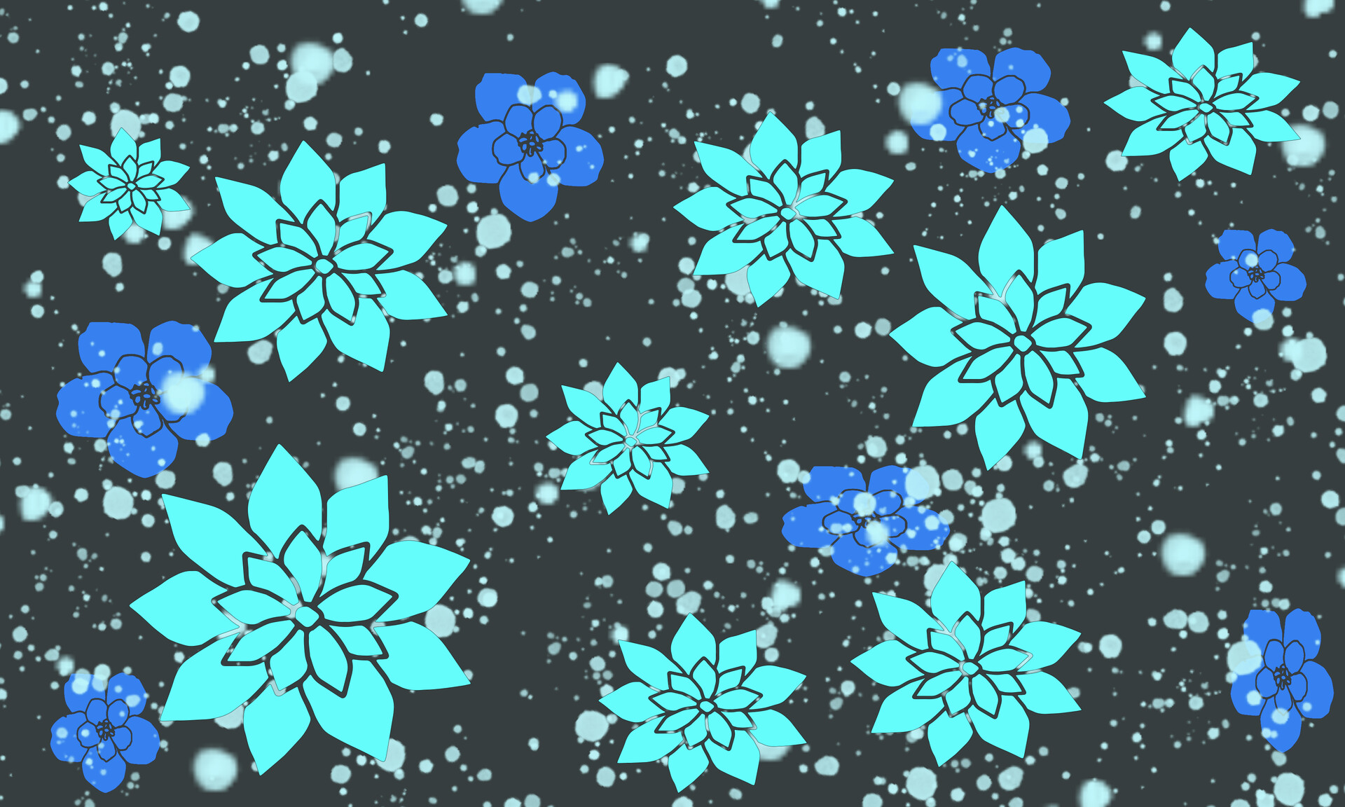 Artstation Watercolor Seamless Pattern With Paisley Flowers In