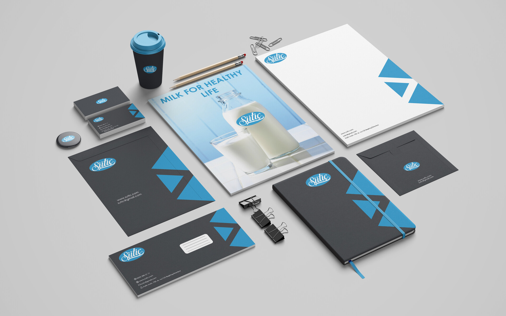 ArtStation - Sütiç Corporate Identity