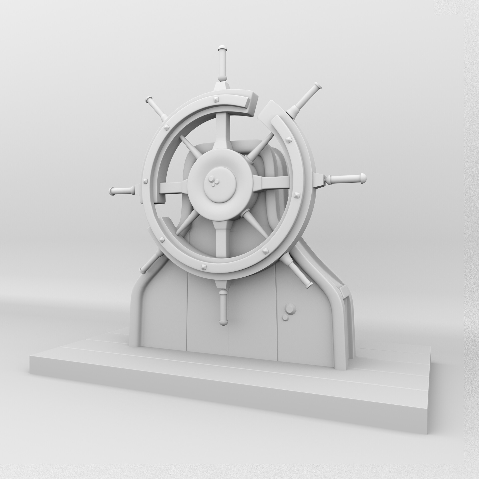 Anshu Modi Ship Handle 3D Model Anshu Modi Ship Handle 3D Model