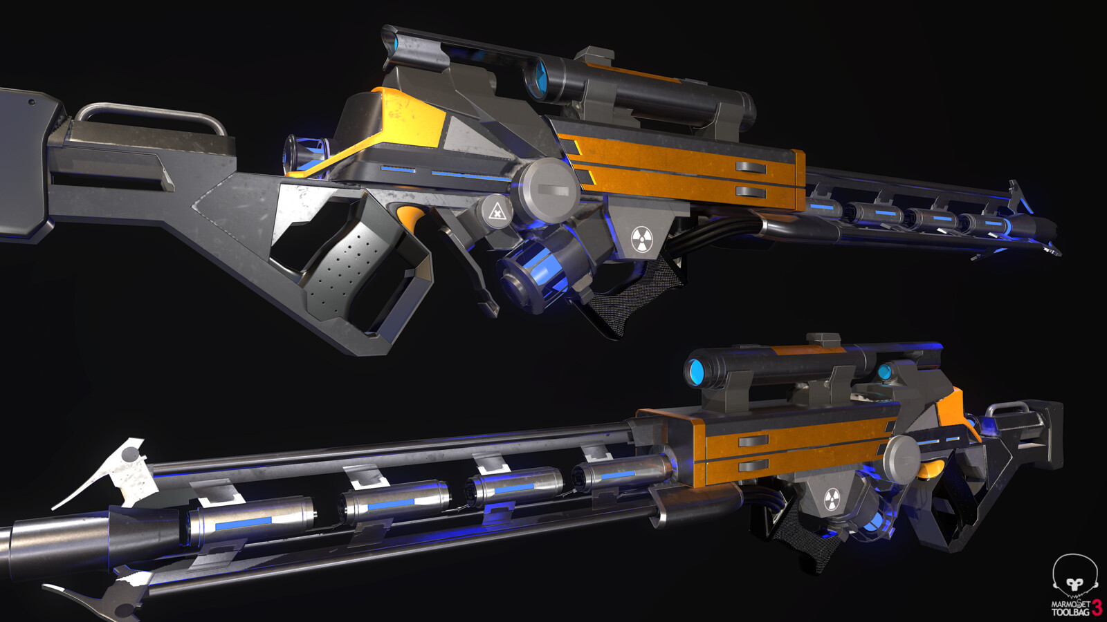 Ahmed Altaf Futuristic Laser Gun