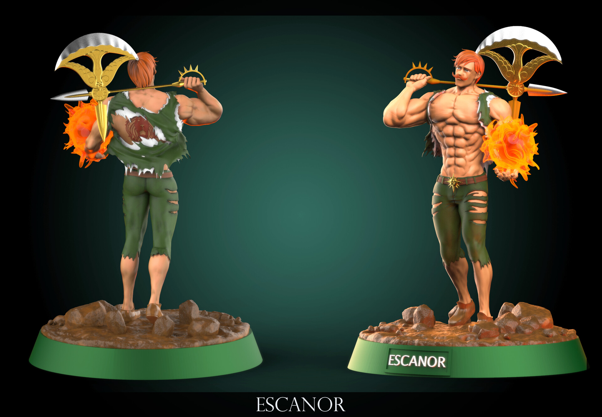 escanor action figure