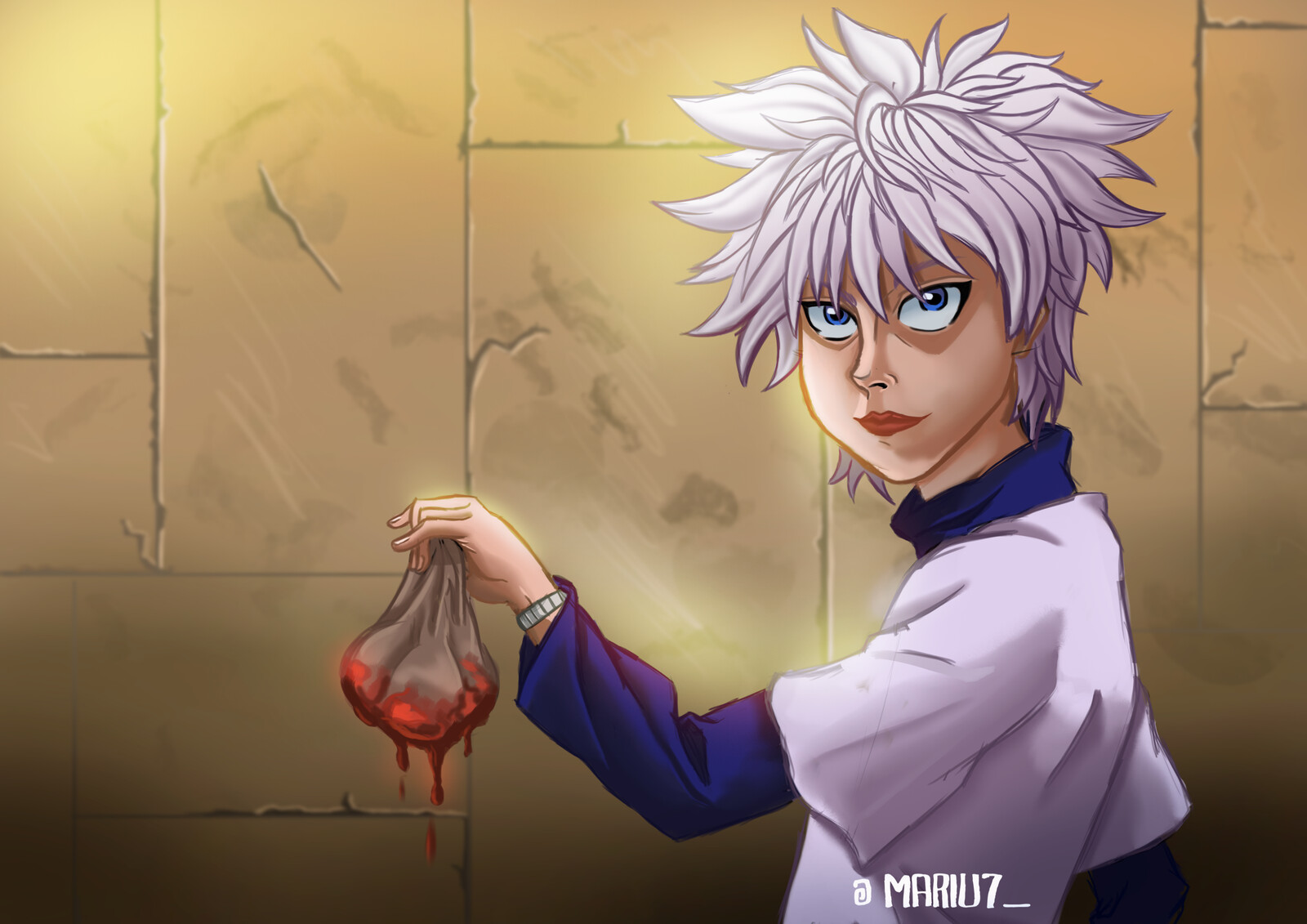 Artstation Killua Zoldyck Hunter X Hunter Mario Rocha