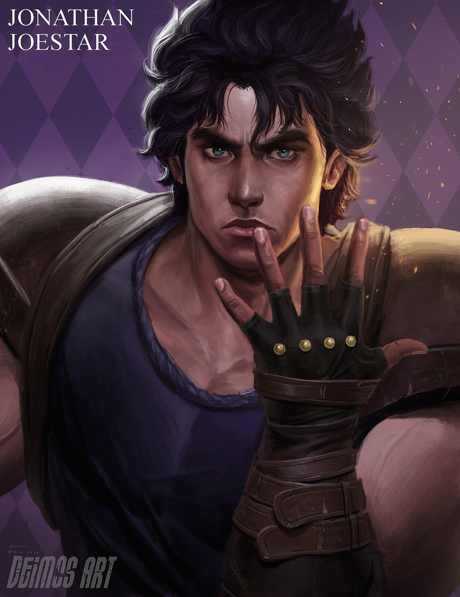 Artstation Jonathan Joestar Deimos Art Artstation Jonathan Joestar Deimos Art