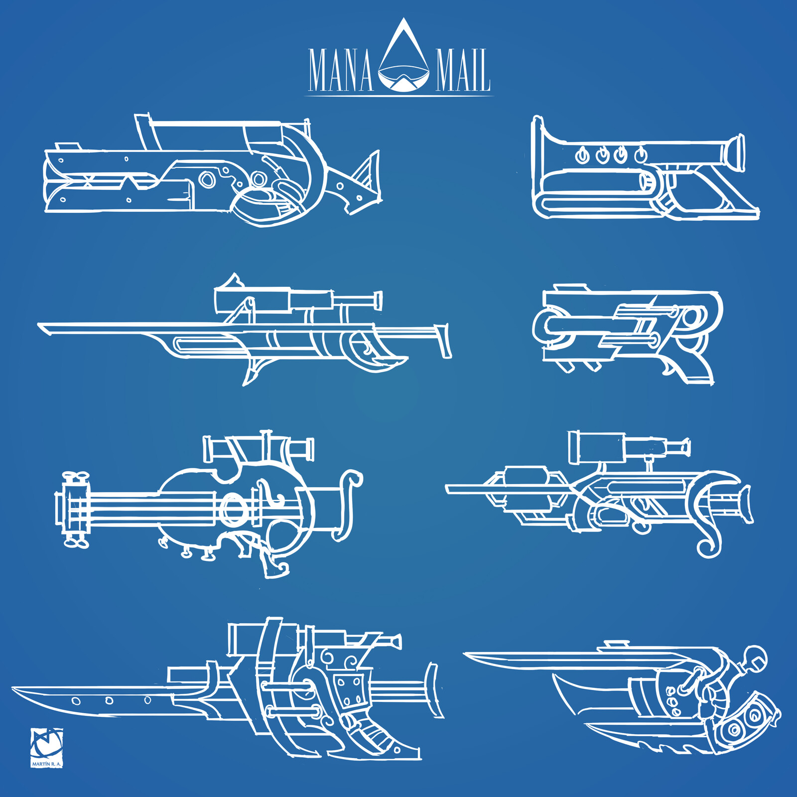 Some weapon designs