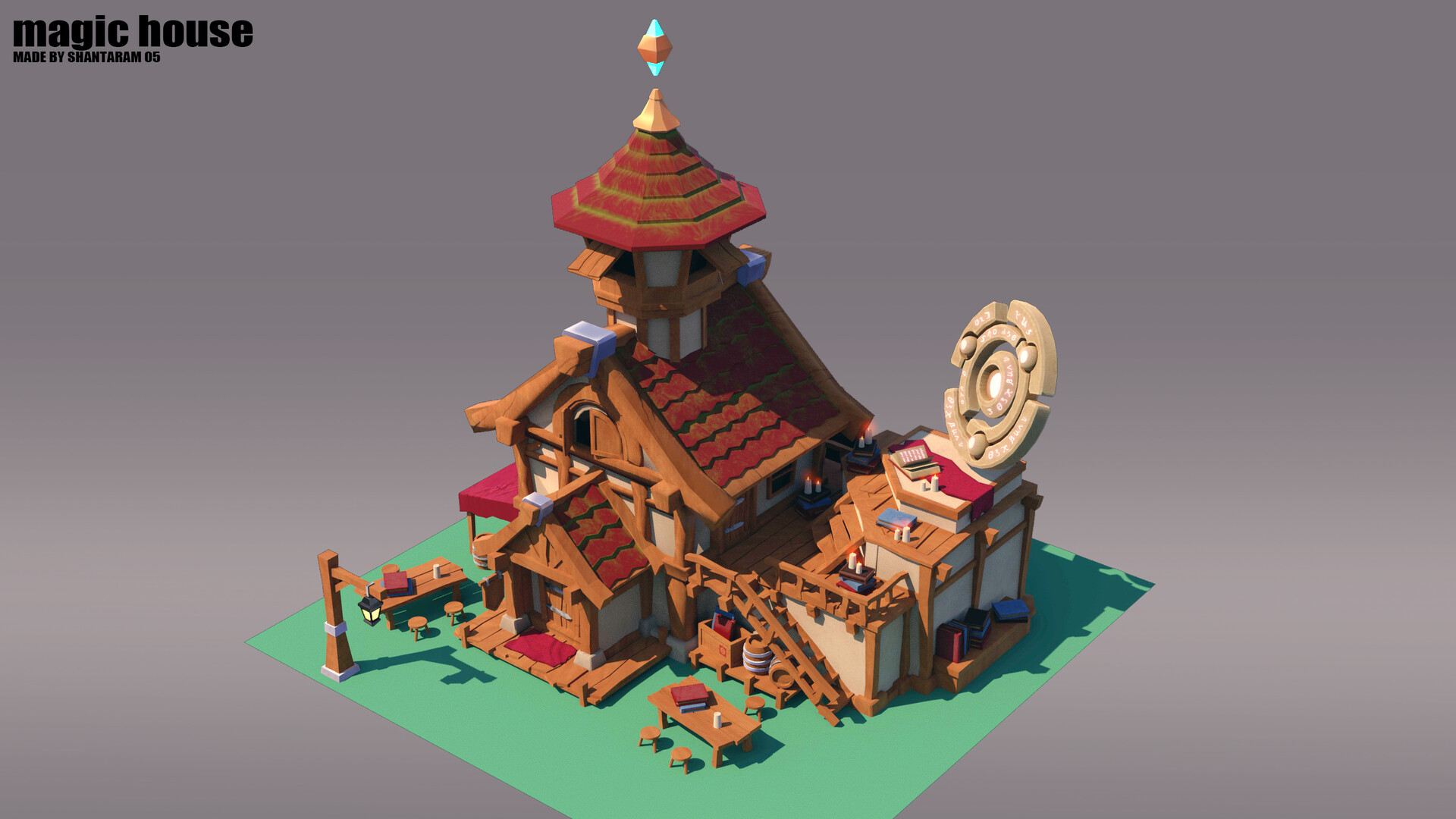 ArtStation magic house