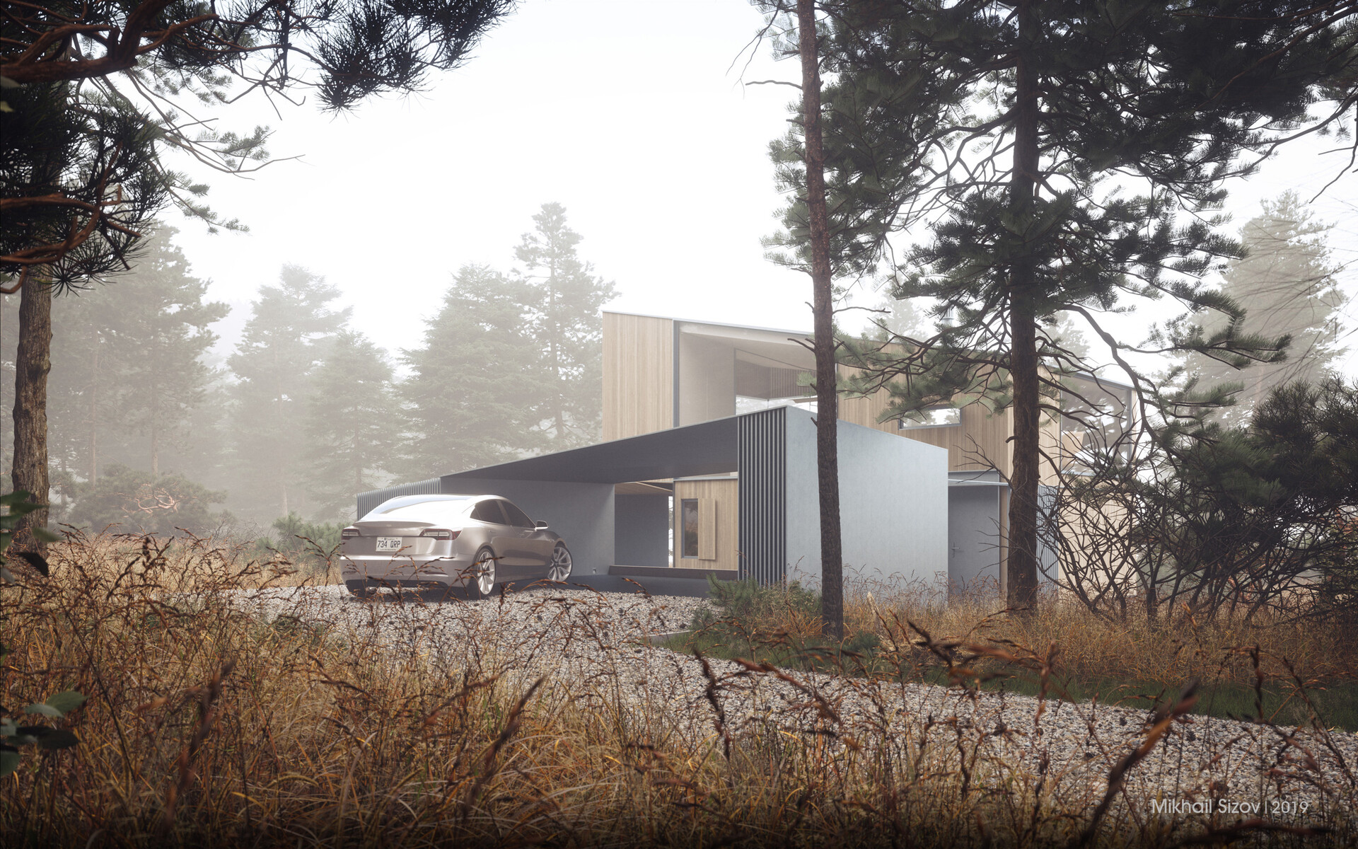 Artstation Cgi Sea Ranch California Mike Cggrafic