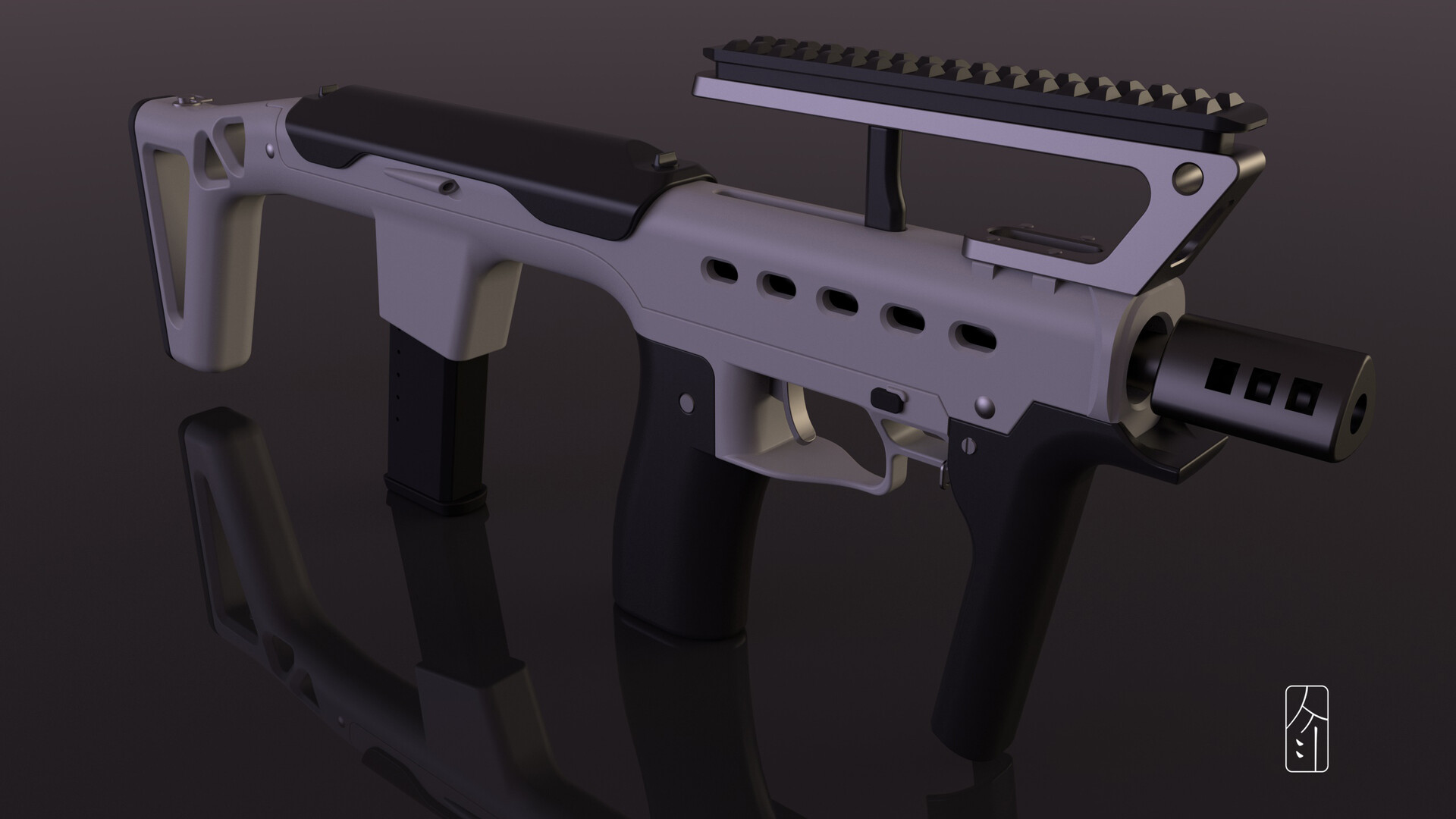 HF Yu - 5.7mm SMG CID-065