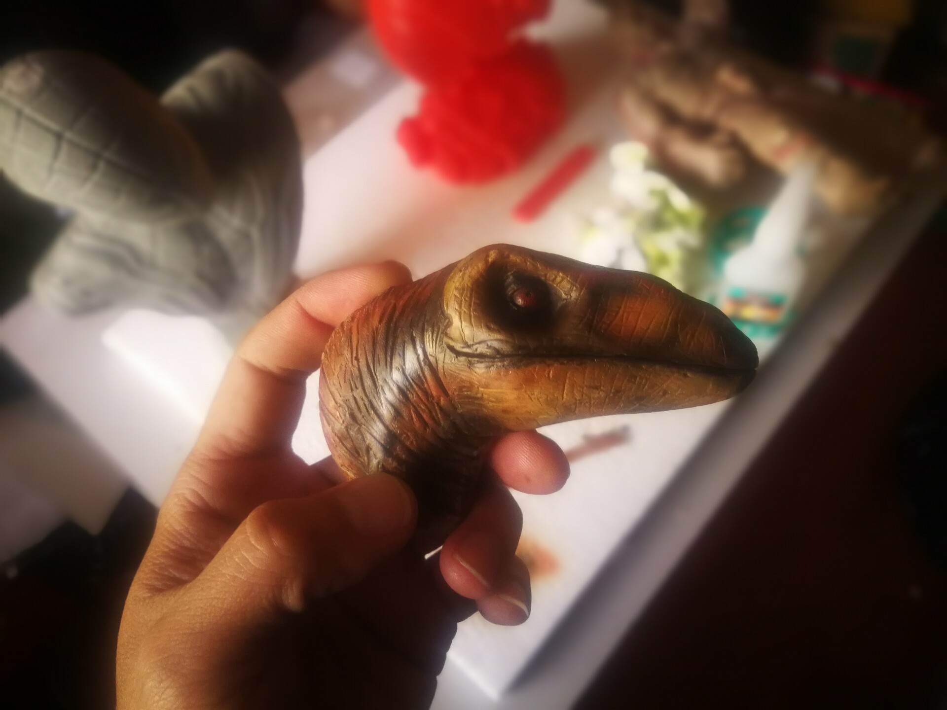 ArtStation Raptor painting process