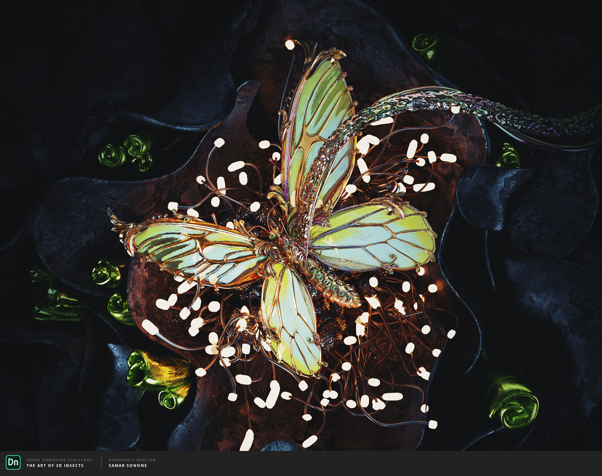 Artstation Ornithoptera Alexandrae Adobe The Art Of 3d