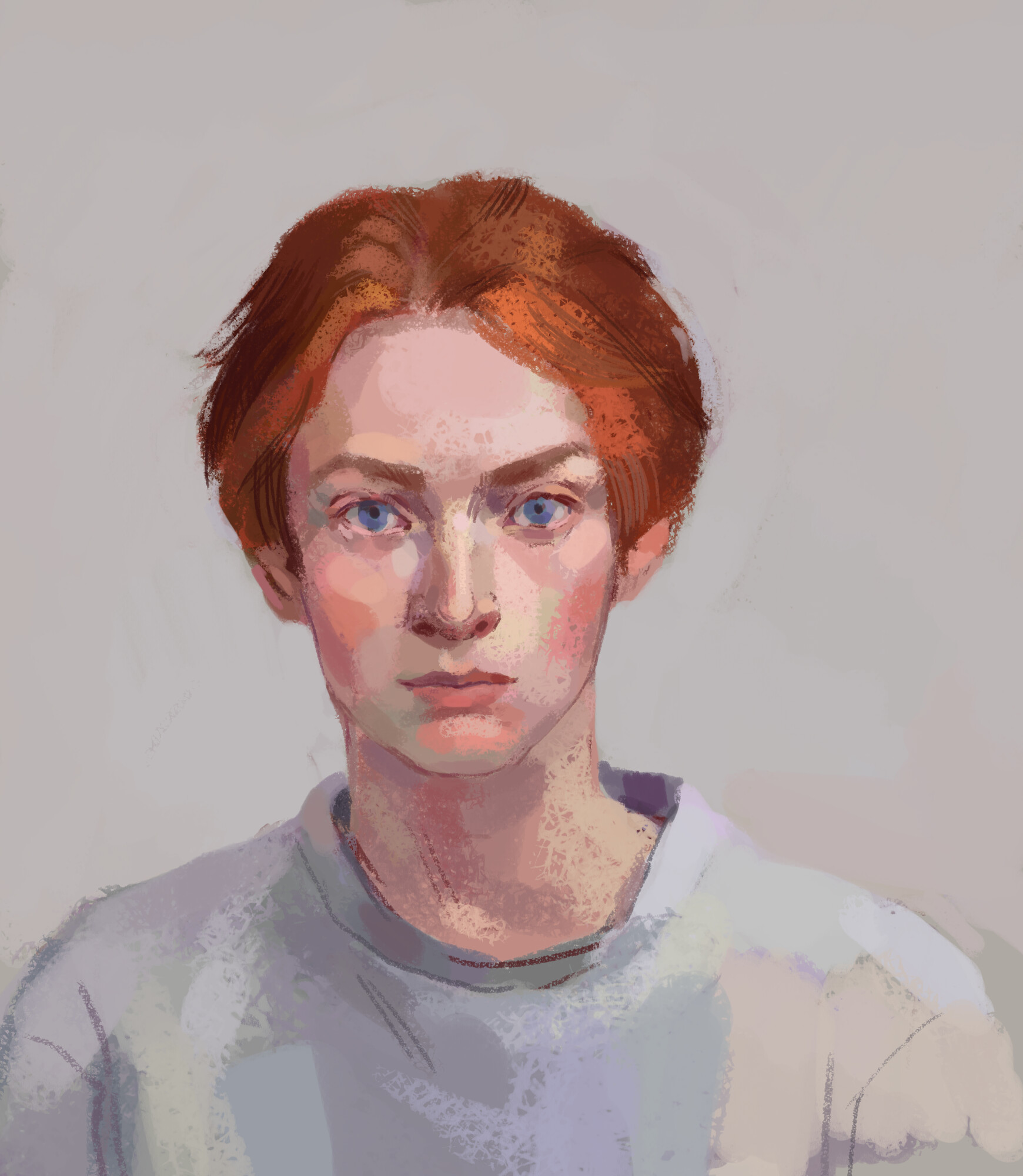 ArtStation - Redhead portrait