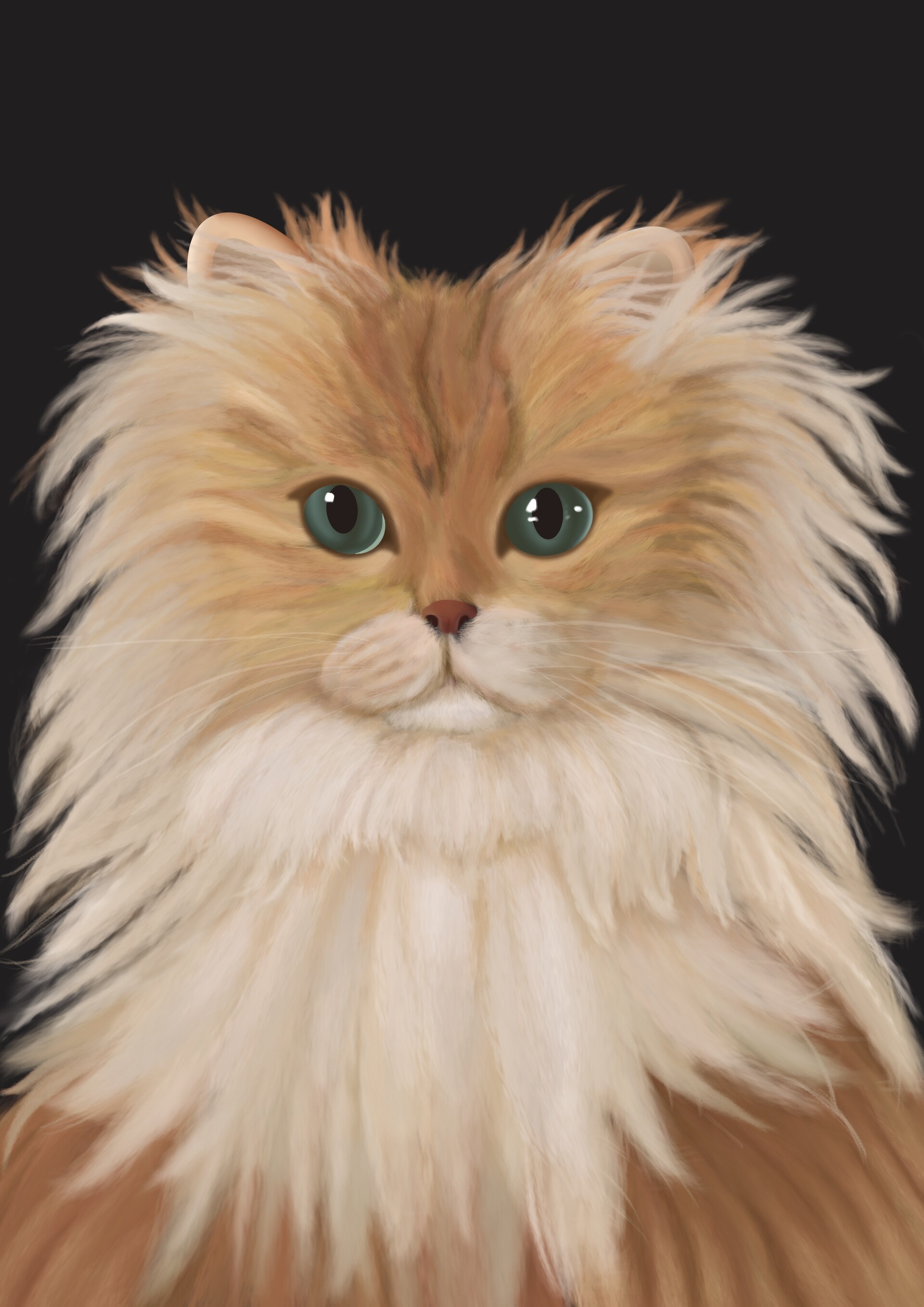 Artstation Smoothie The Cat Illustration Celia Baena