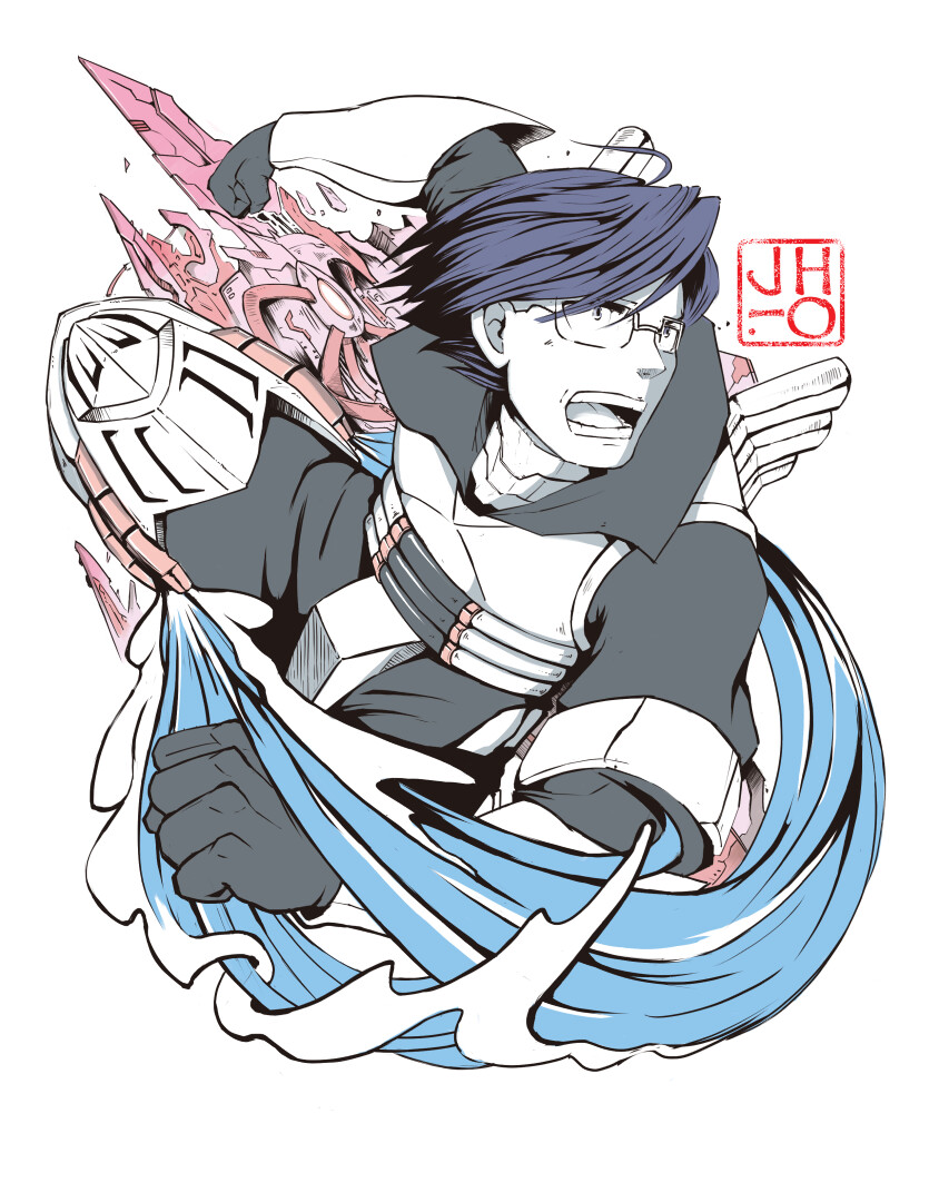 Artstation Bnha Tenya Iida 飯田天哉 Fanart Johnny Ho