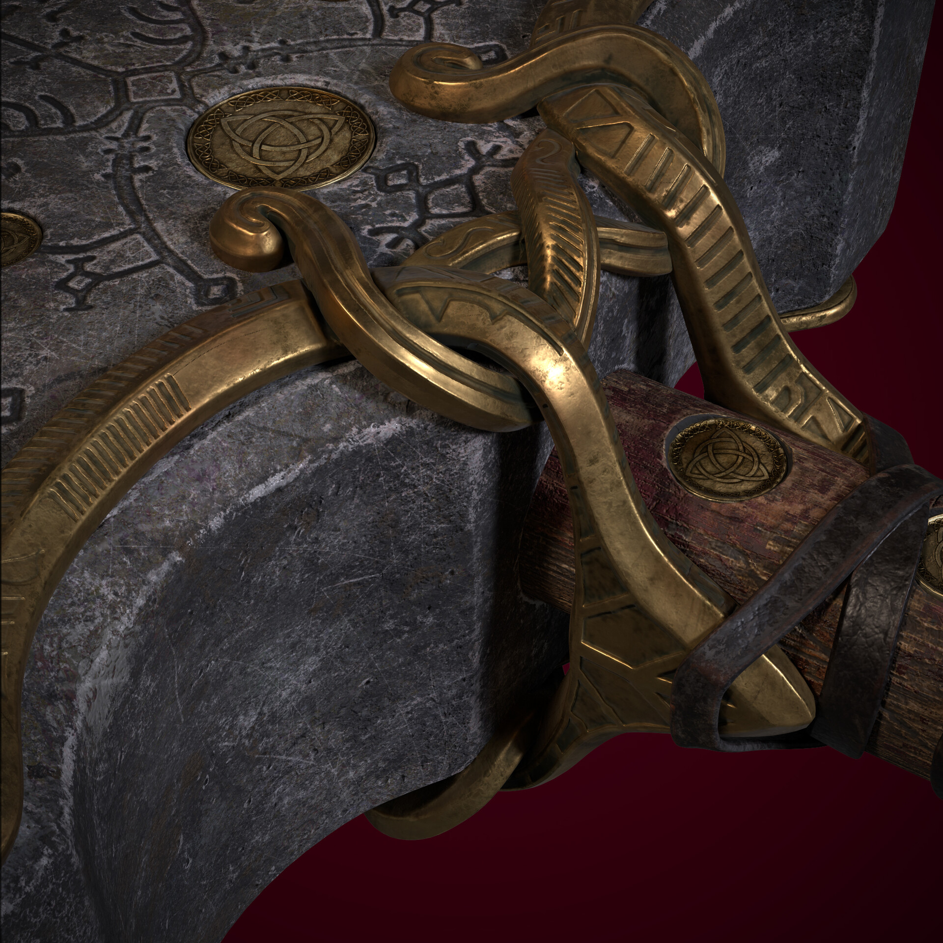 Rukhsar Badi Mjolnir God Of War (fan art)