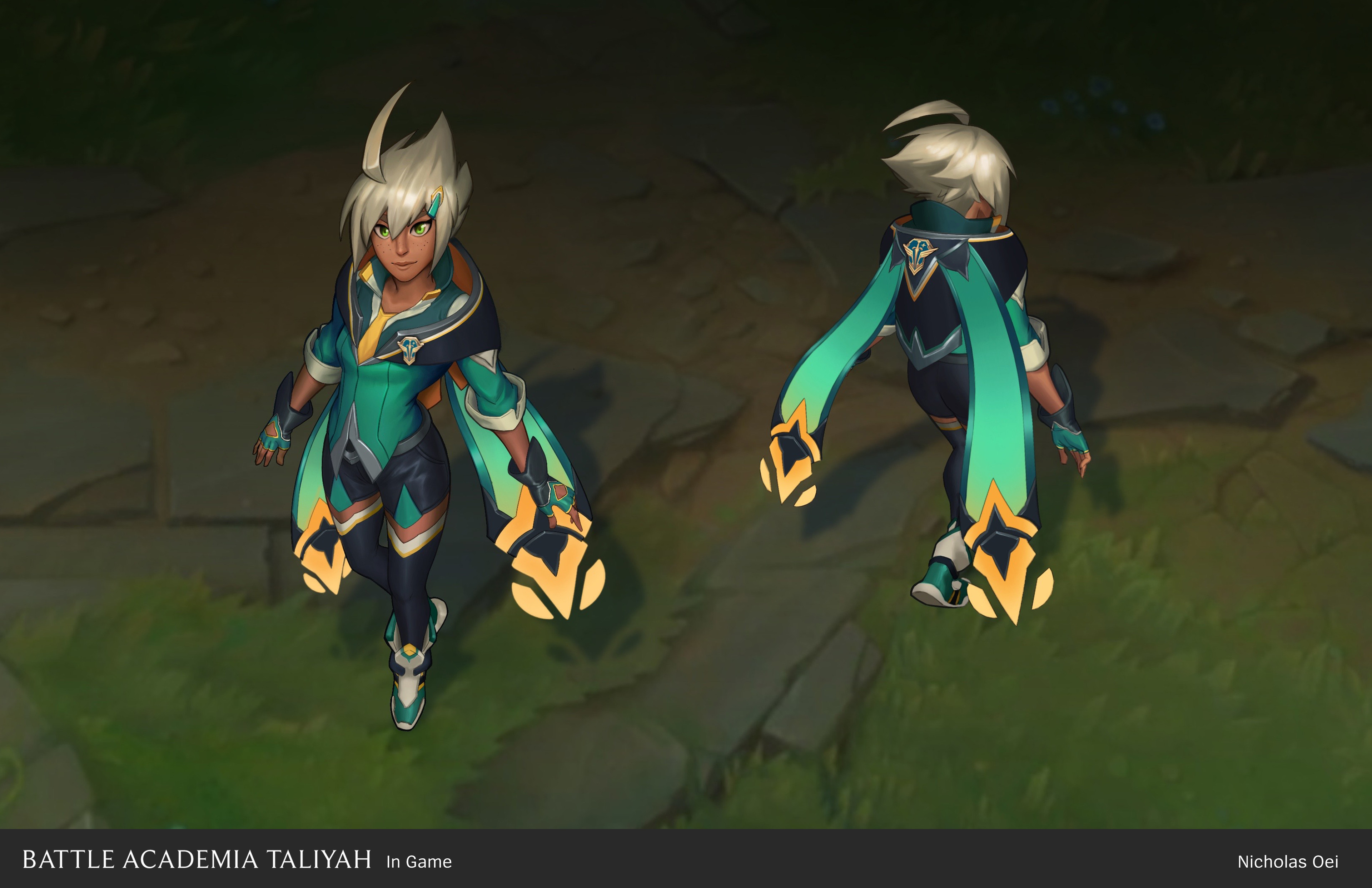 Fanart Battle Academia Taliyah Design And Splash Leagueoflegends