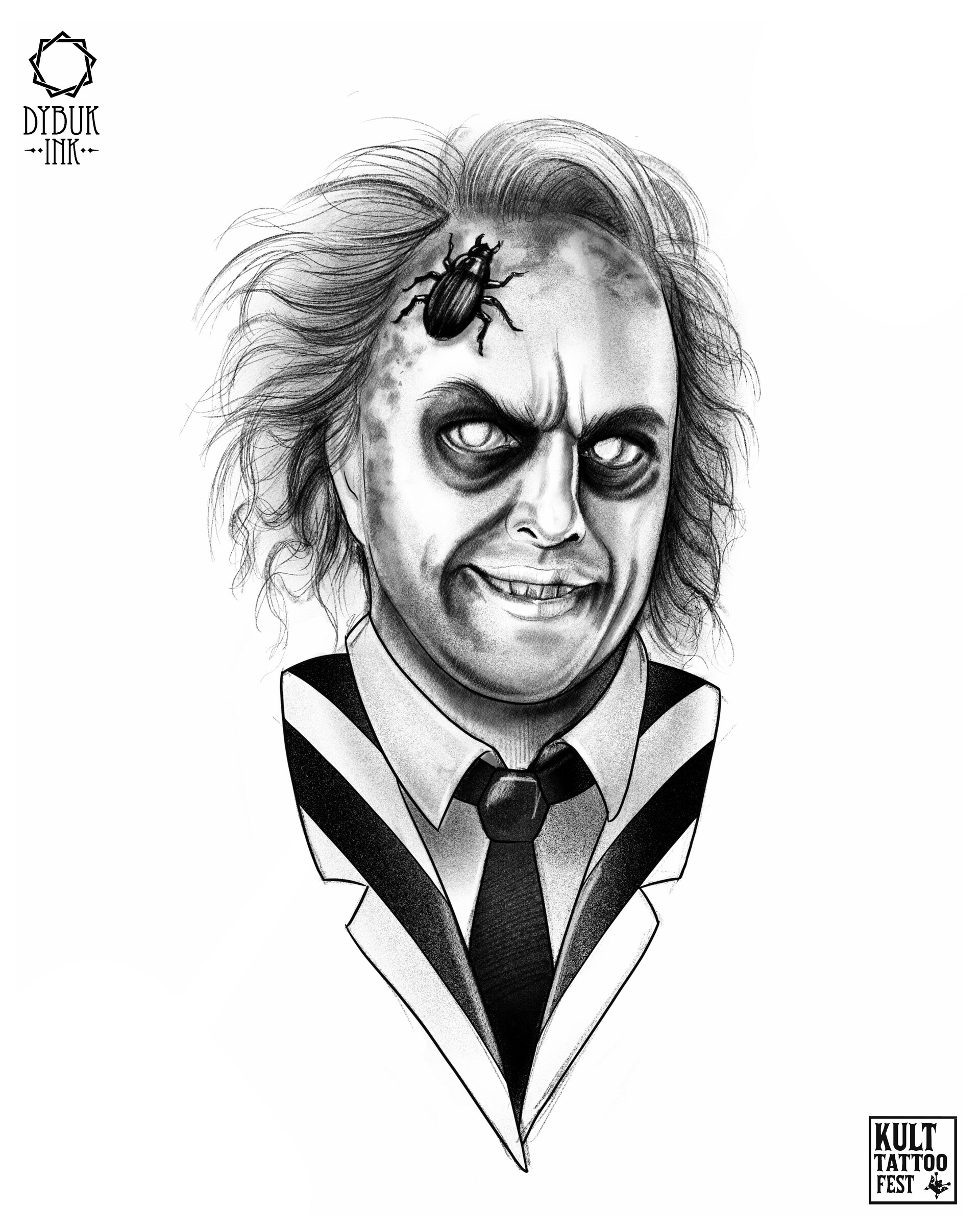 Michael Keaton Beetlejuice Tattoo