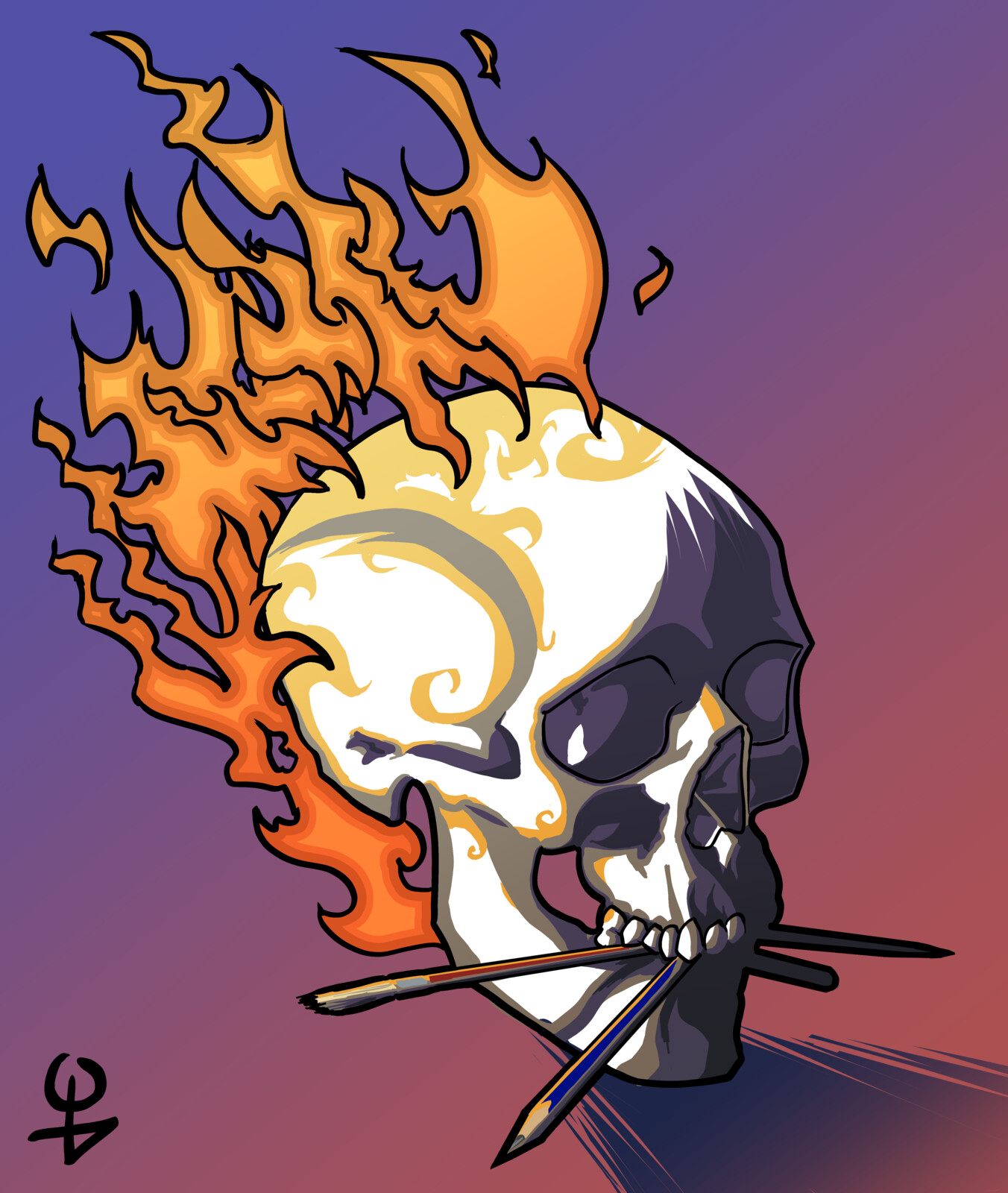 Skull vector (?)