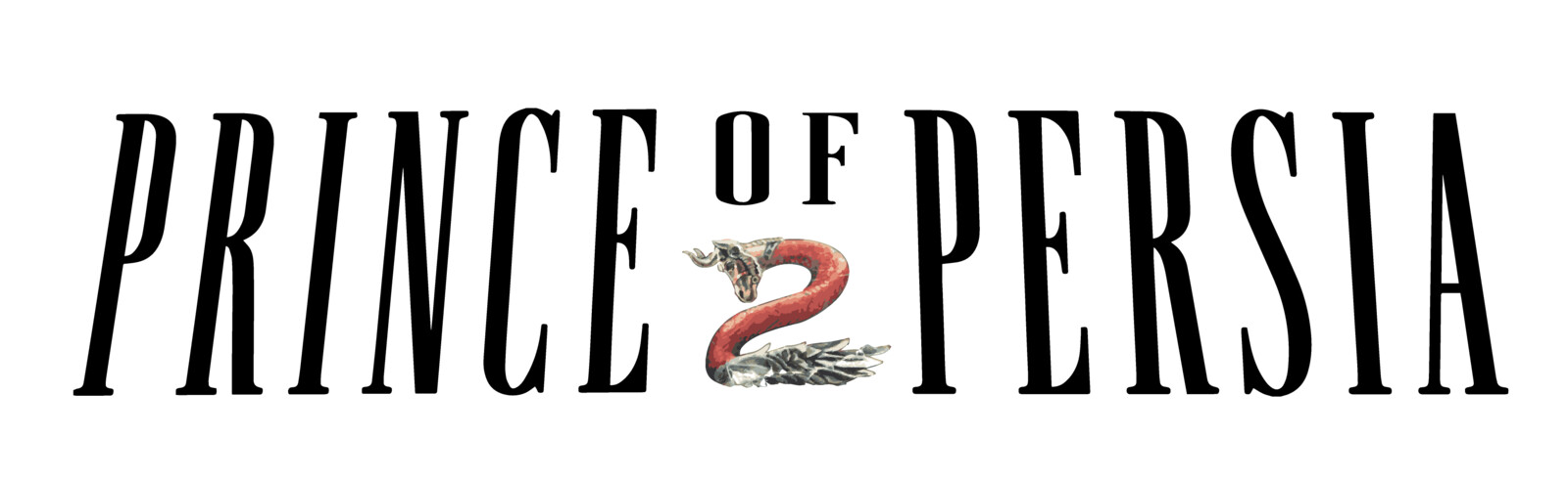 Prince of Persia 2 (Original logo of the cover) (retouched)