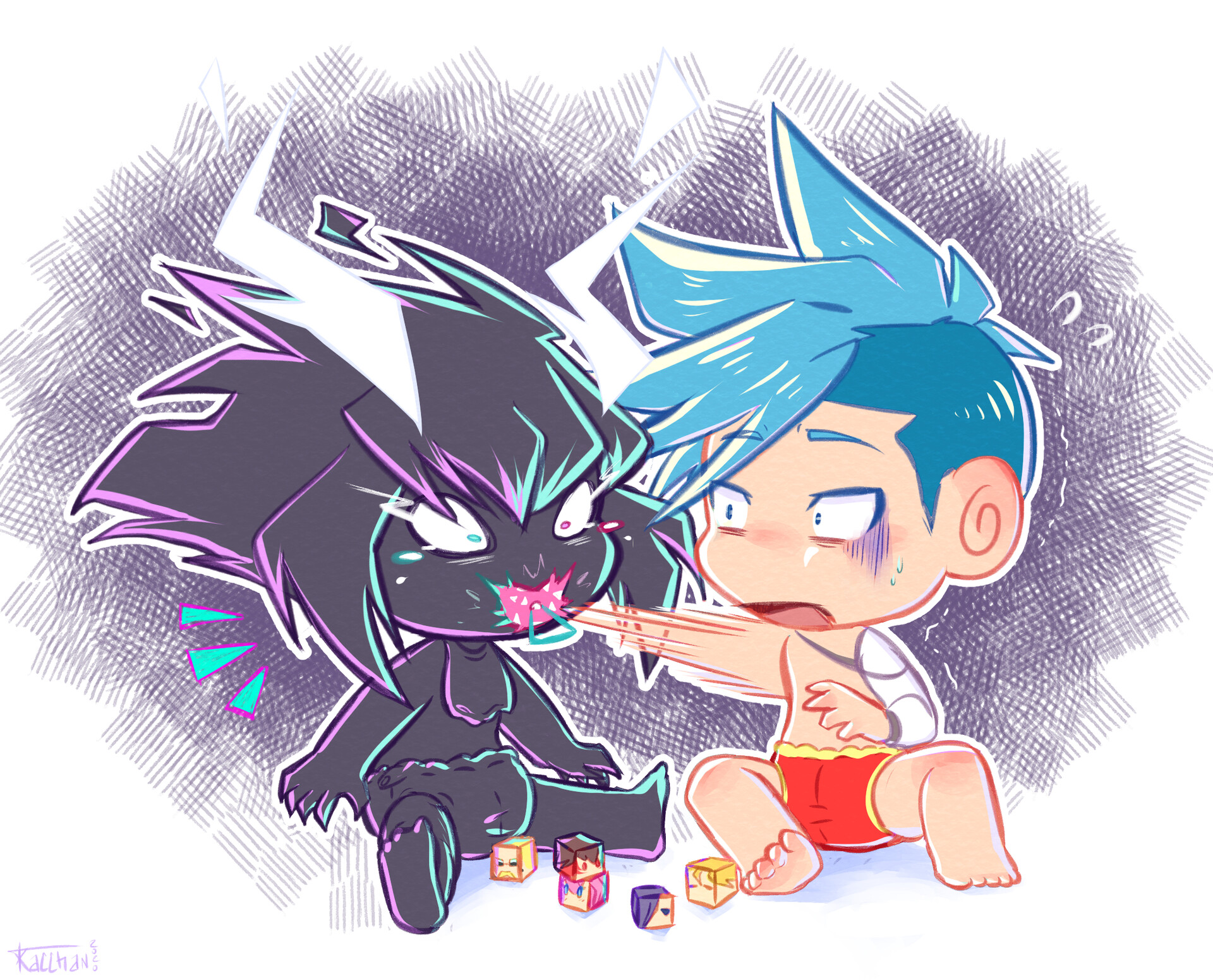 Yohan Julien STRIP] PROMARE Angry baby Lio