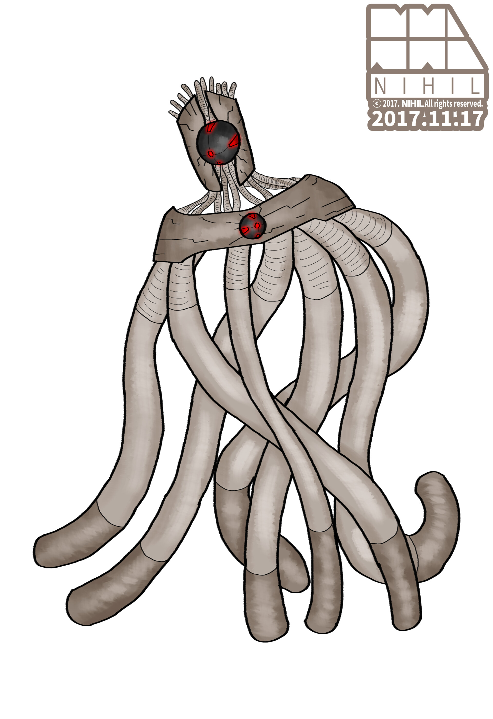 Artstation 17 1117 0403 Berserk Tentacle Machine Nihilncunia 니힐