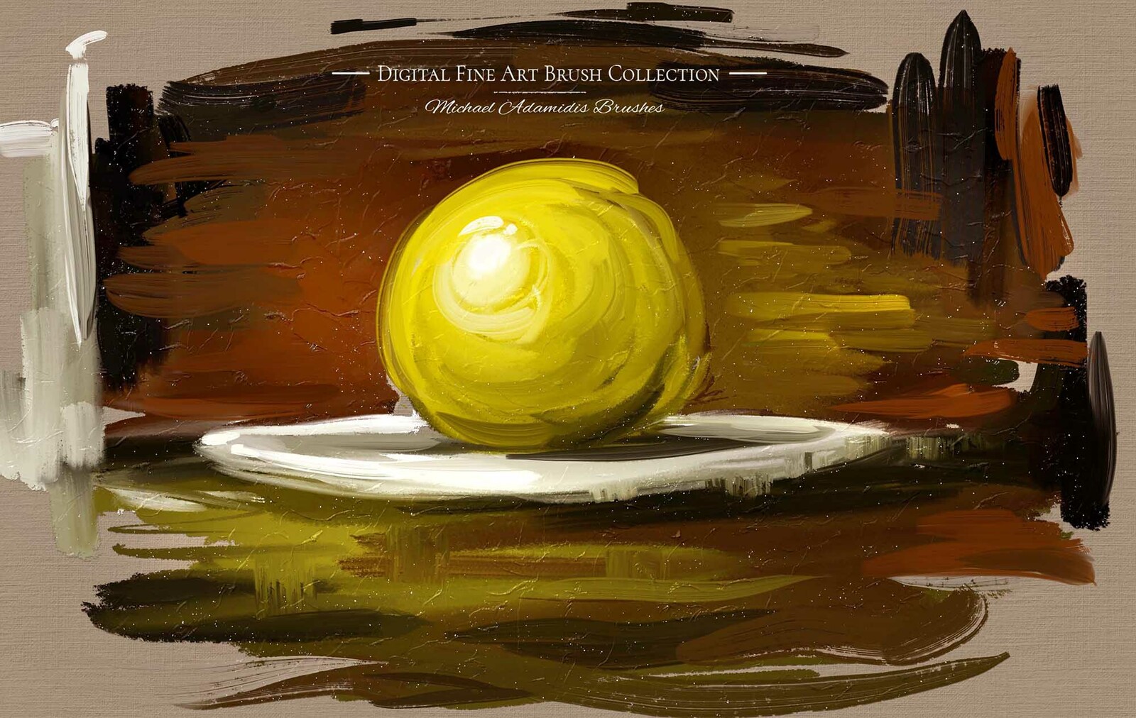 Photoshop - Realistic digital OIL Brushes for Fine Art Paintings - Still Life