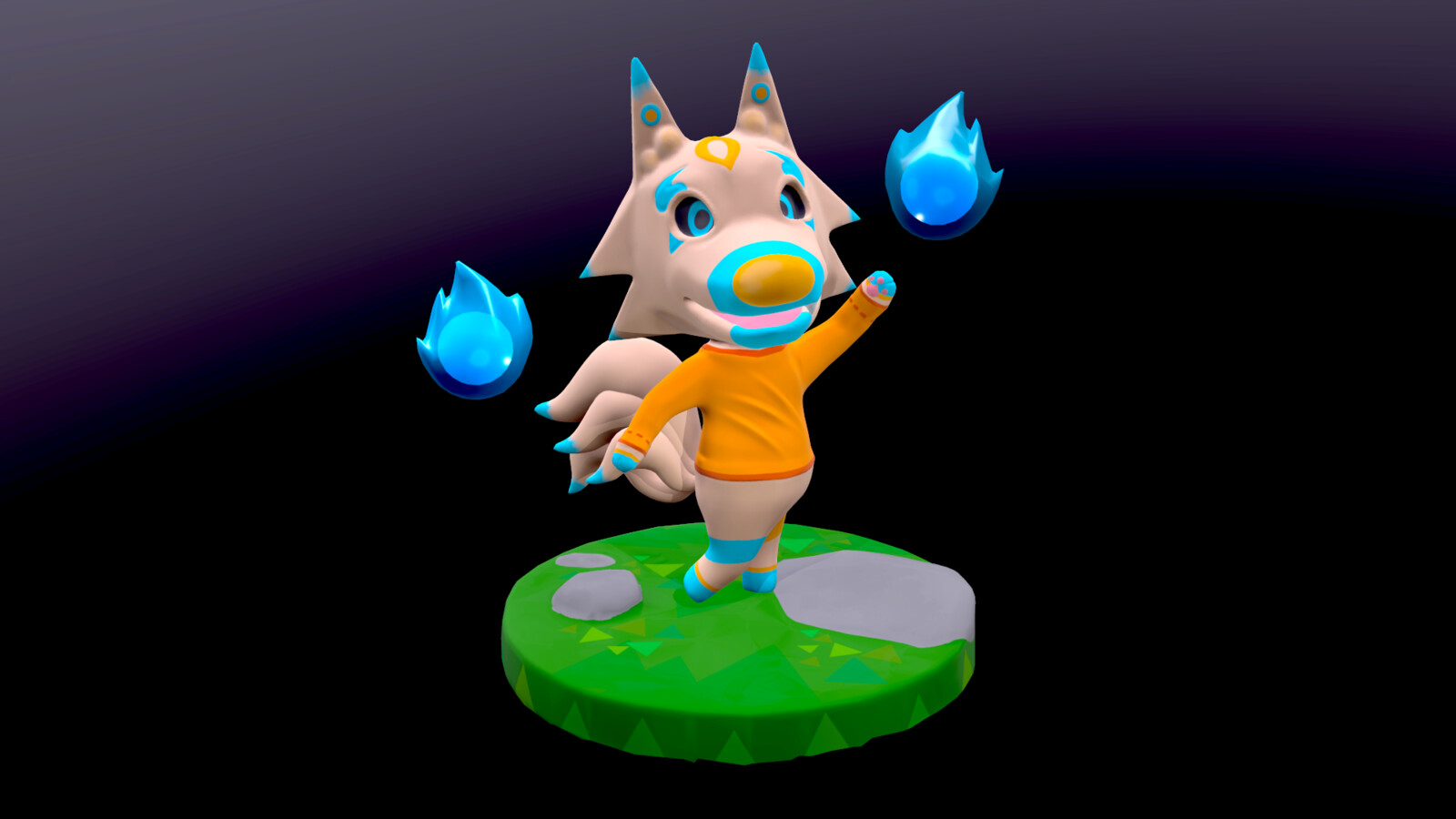 Artstation Animal Crossing Willow Kitsune Fleur Van Beesten