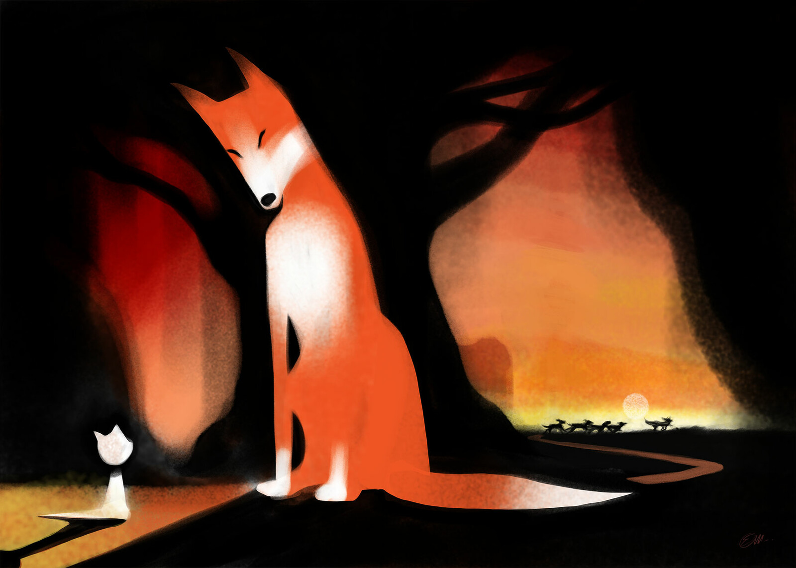 THE FOX AND THE CAT