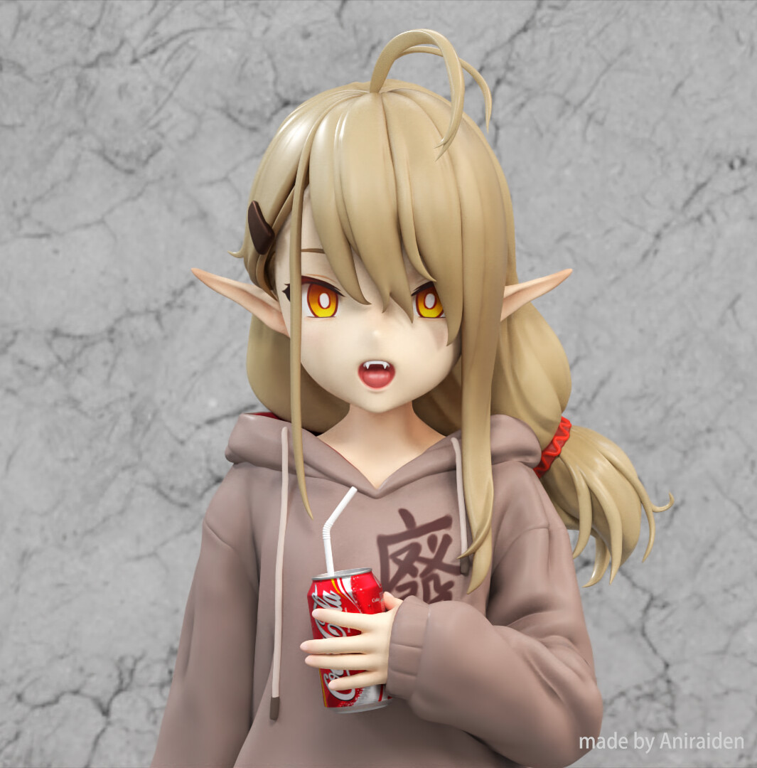 ArtStation - Vtuber 水兰儿 figure