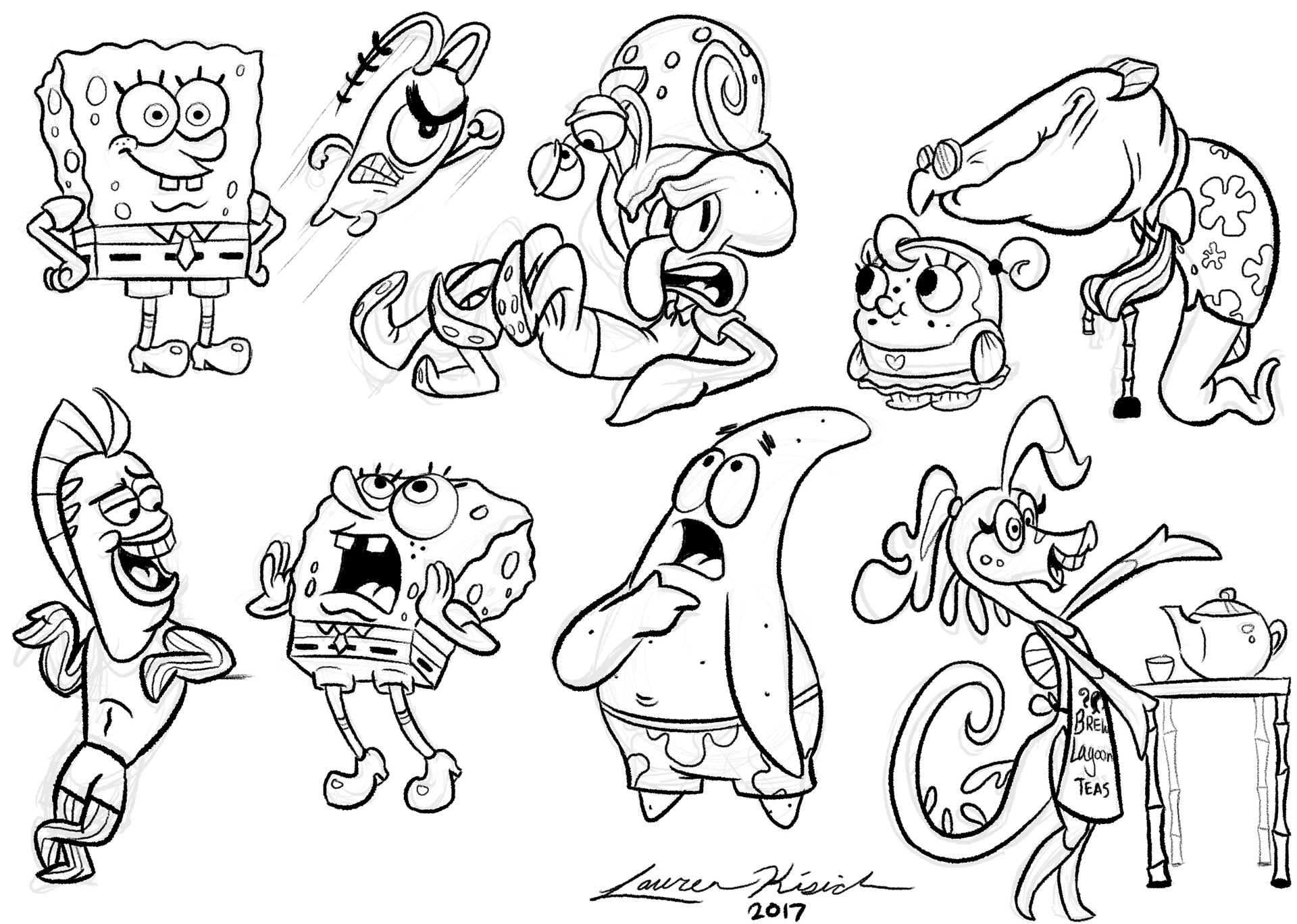 ArtStation - Spongebob Squarepants Character Design