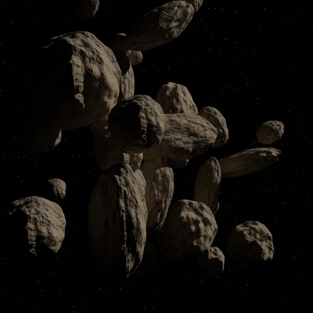 Day 21: Asteroid
for some reason, there's a sort of tile pattern present on the normals, no idea why