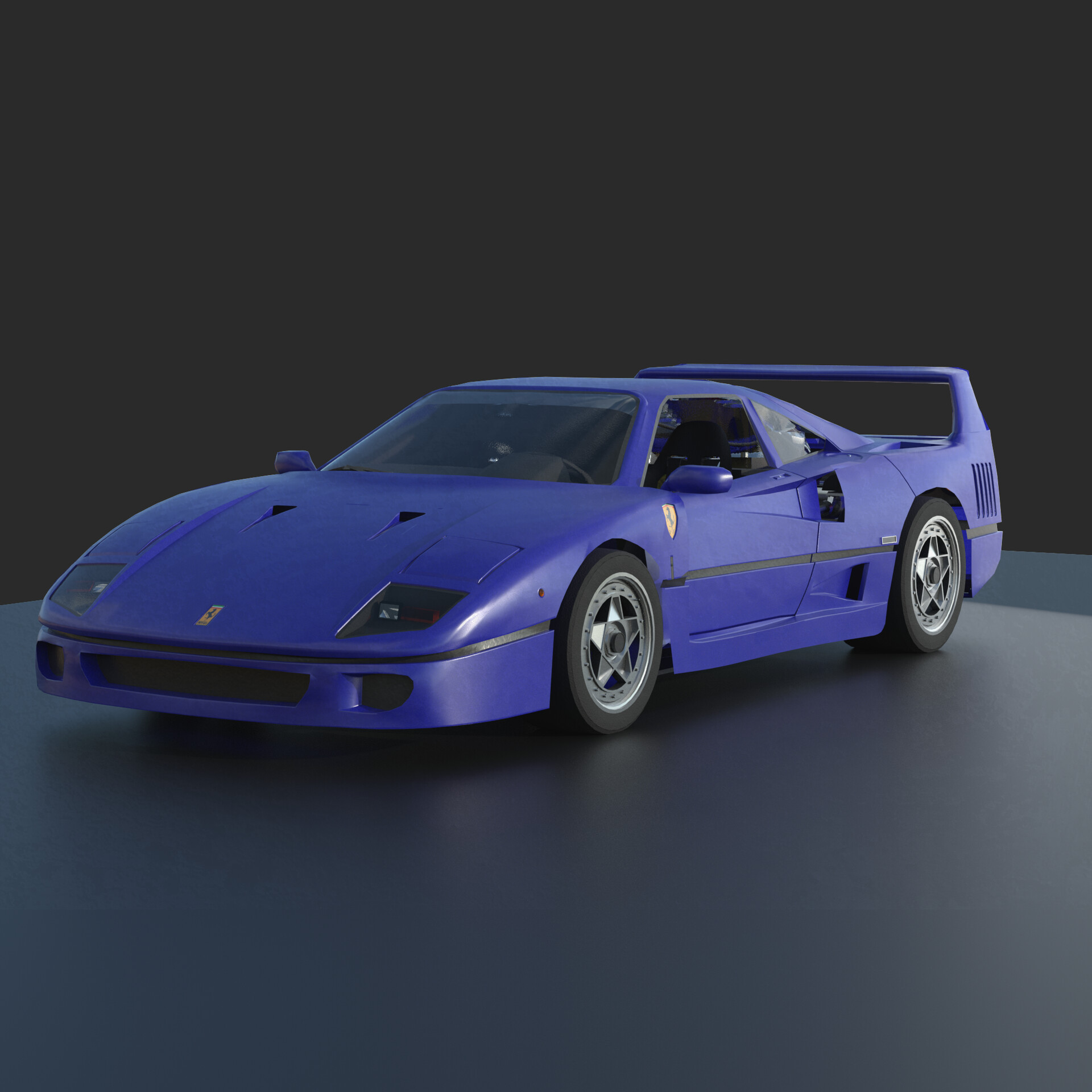 ArtStation Ferrari F40 plastic toy car