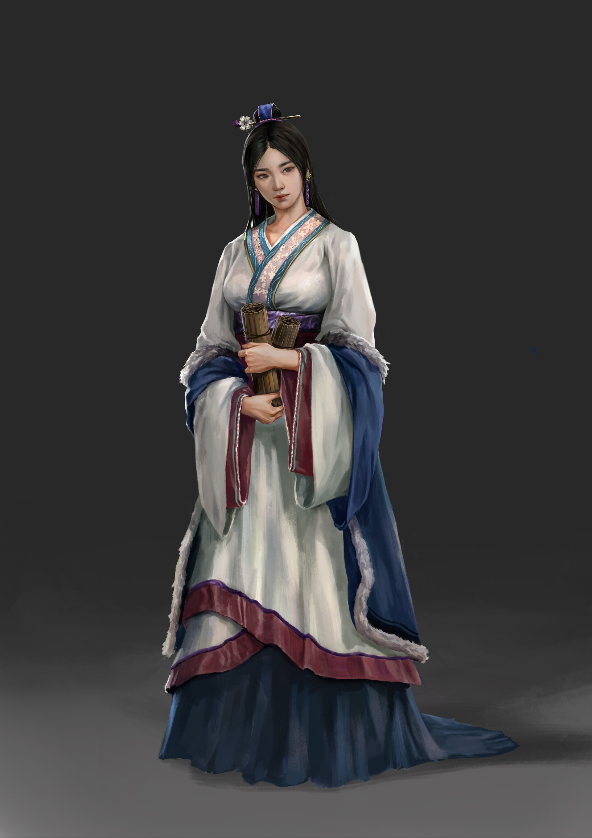 ArtStation - Total War : Three Kingdoms - Cai Yan, Noname