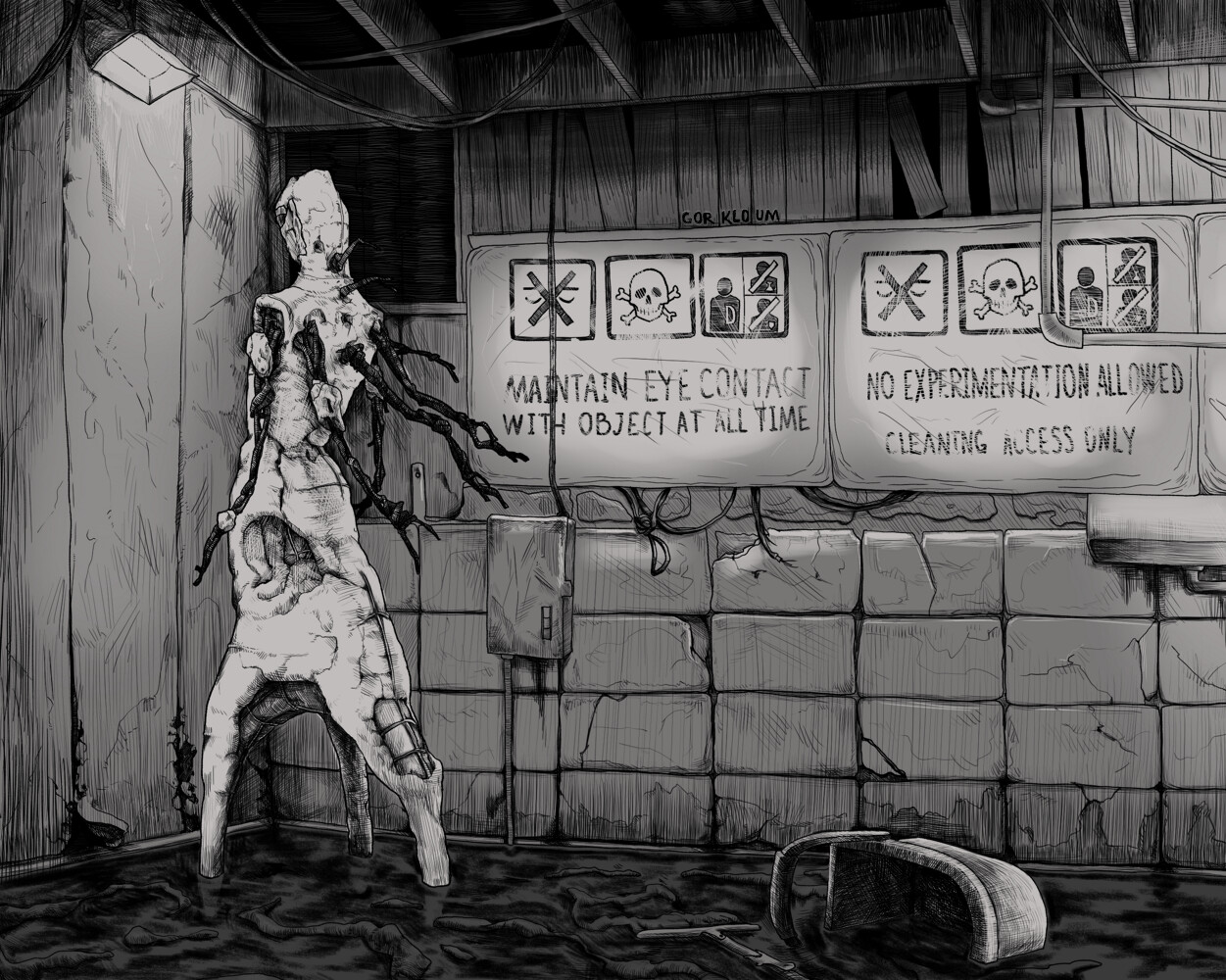 Artstation Scp 173 Gorkloum Gorkloum